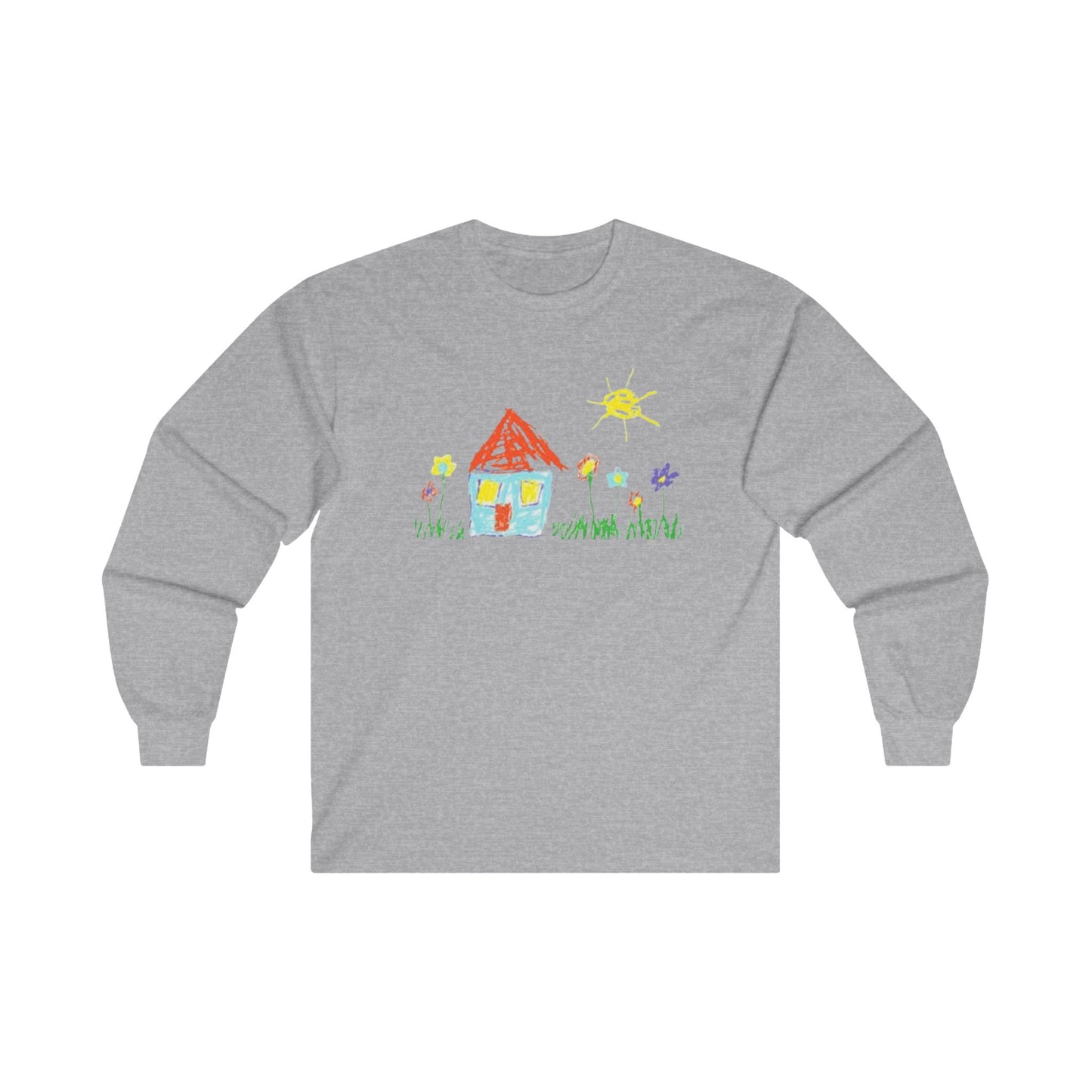 Your Child’s Art on a Shirt - Unisex Ultra Cotton Long Sleeve Tee