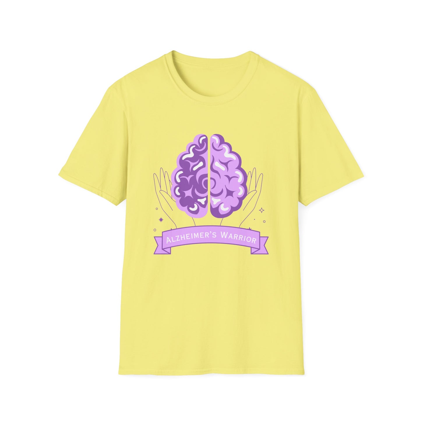 Alzheimer's Warrior - Unisex Softstyle T-Shirt