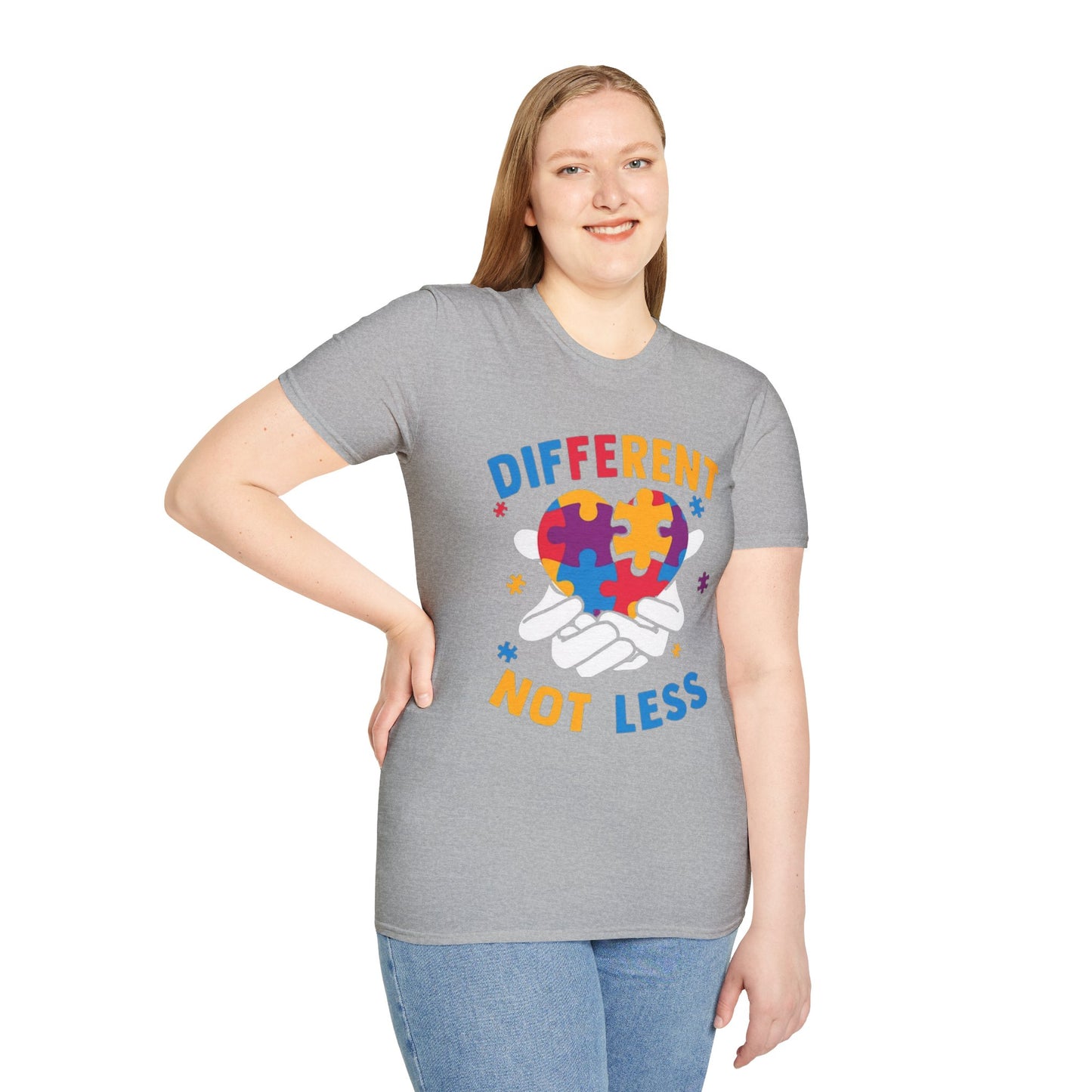 Different NOT Less - Unisex Softstyle T-Shirt