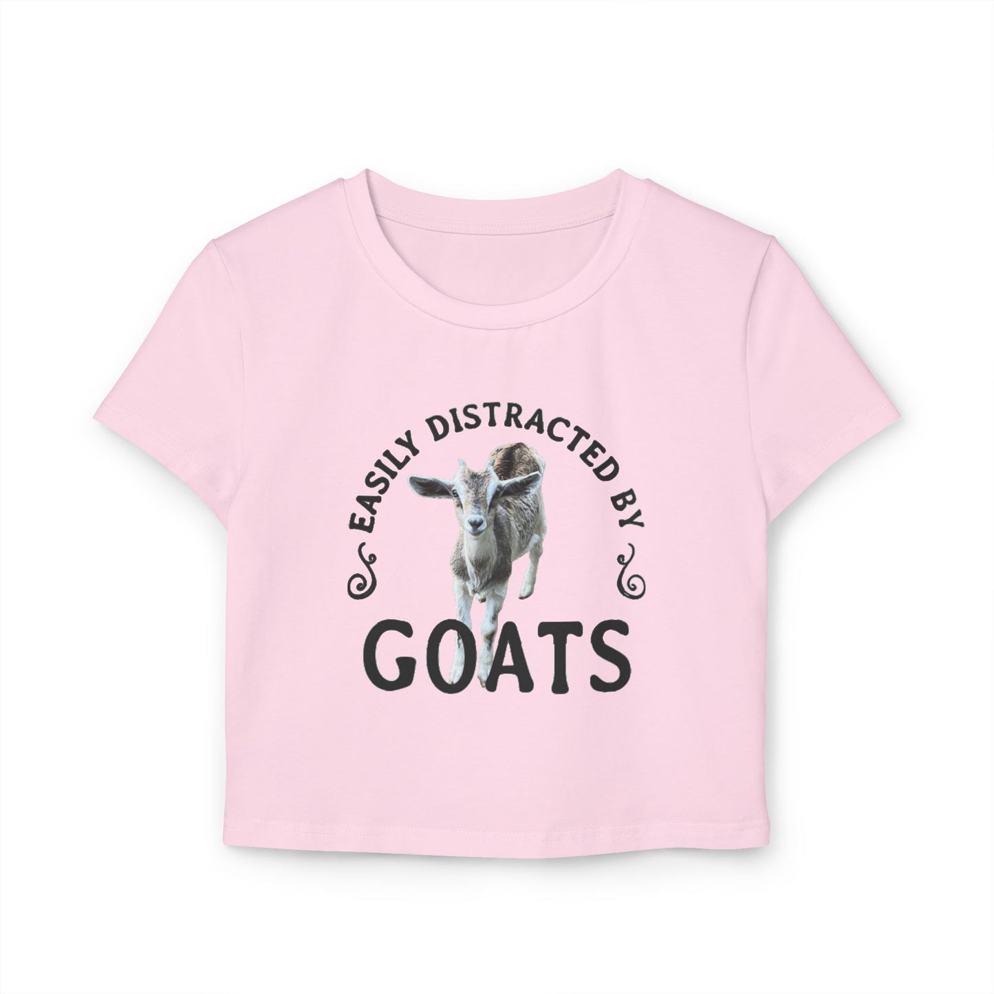 Easily Distracted by... Goats - Women's Crop Top