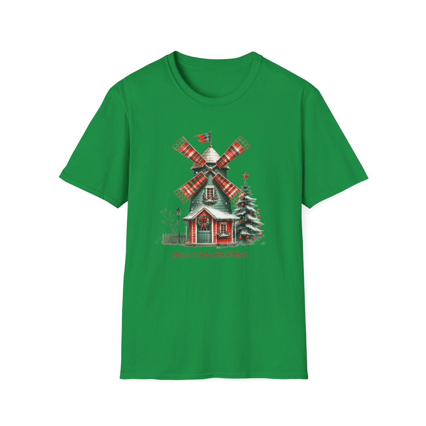 Small Town Christmas - Unisex Softstyle T-Shirt