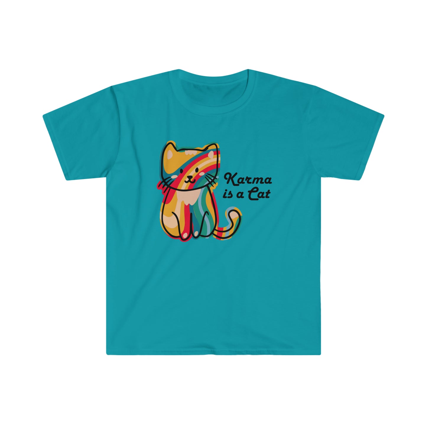 Swifty Karma is a Cat - Unisex Softstyle T-Shirt