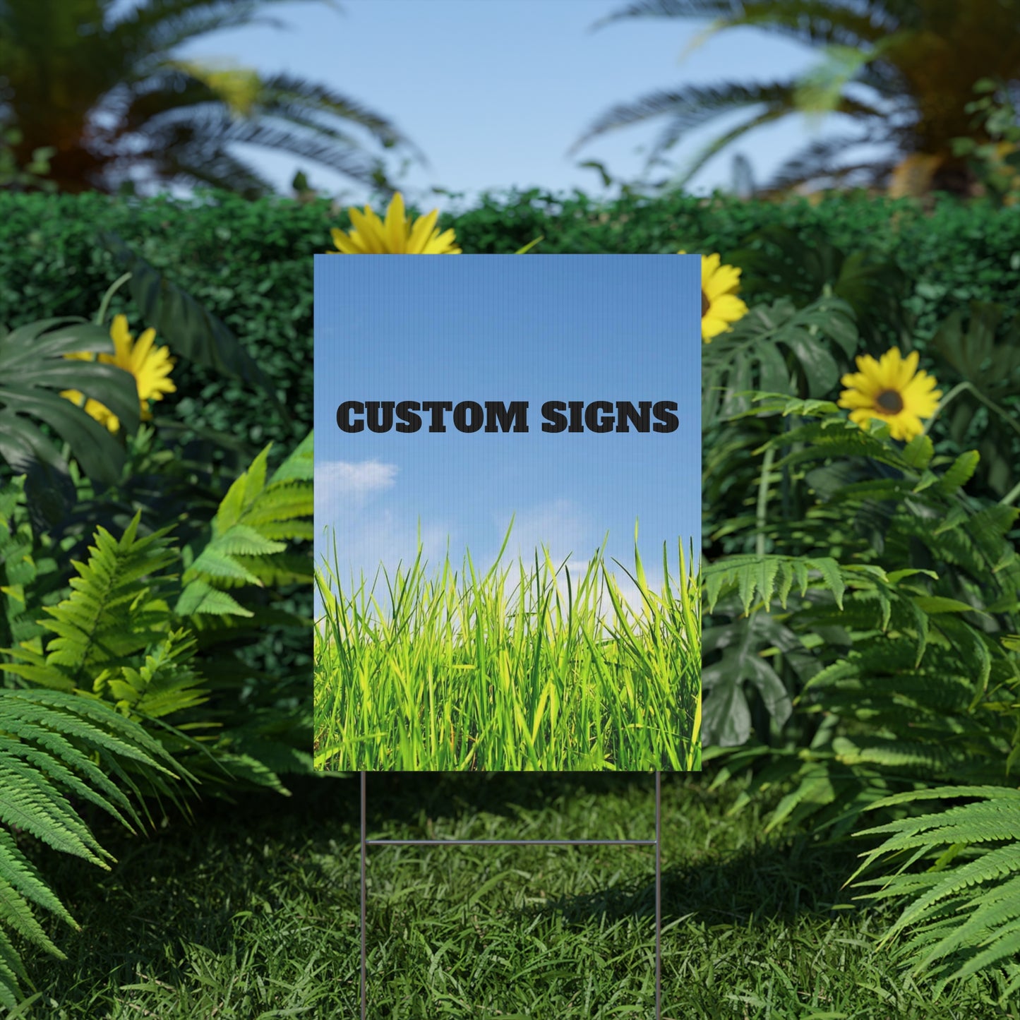 Custom - Plastic Yard Sign