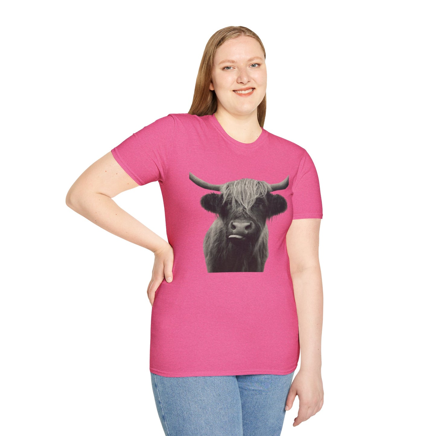 Just a Highland Cow - Unisex Softstyle T-Shirt