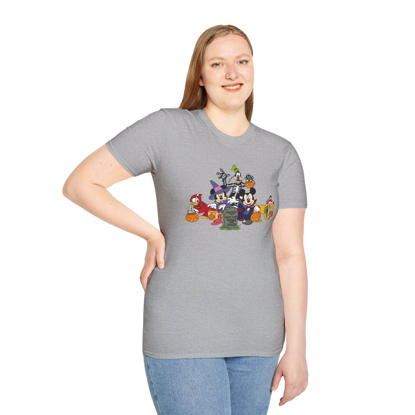 Mickey Trick or Treat - Unisex Softstyle T-Shirt