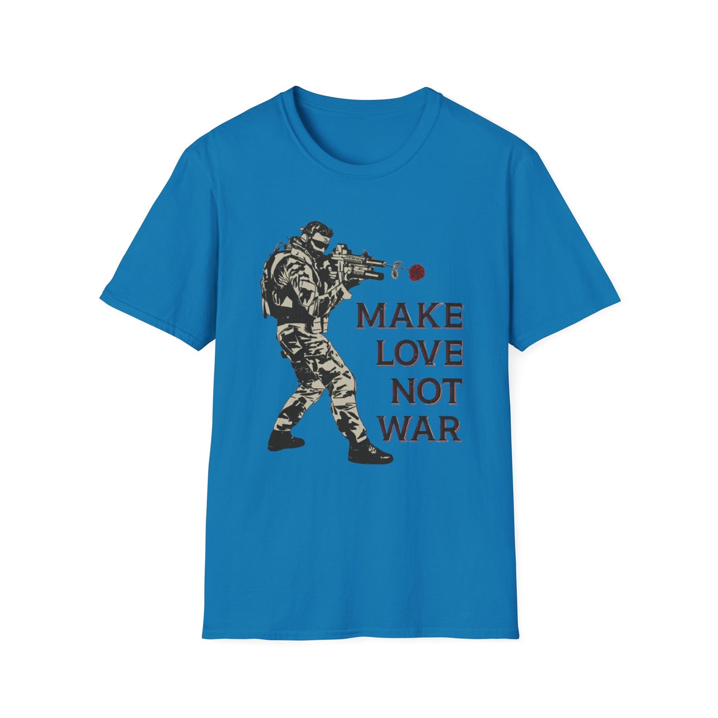 Make Love Not War - Unisex Softstyle T-Shirt