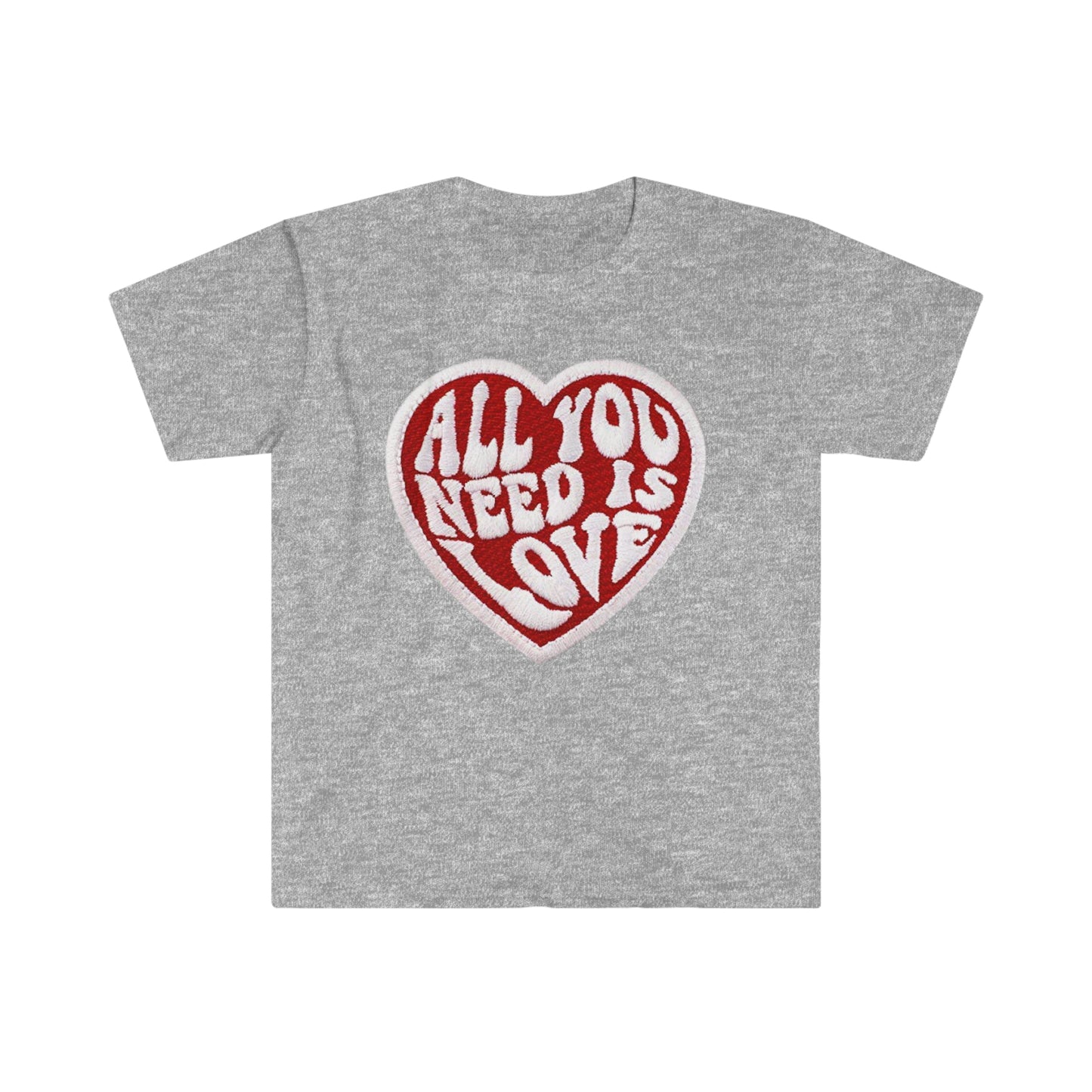 All you need is love Patch - Unisex Softstyle T-Shirt