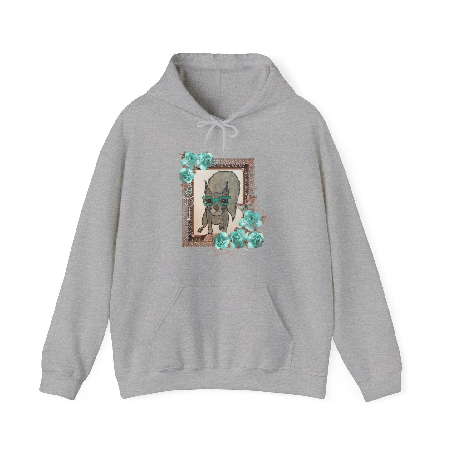 Portrait of a Squirrel - Unisex Heavy Blend™ Hooded Sweatshirt