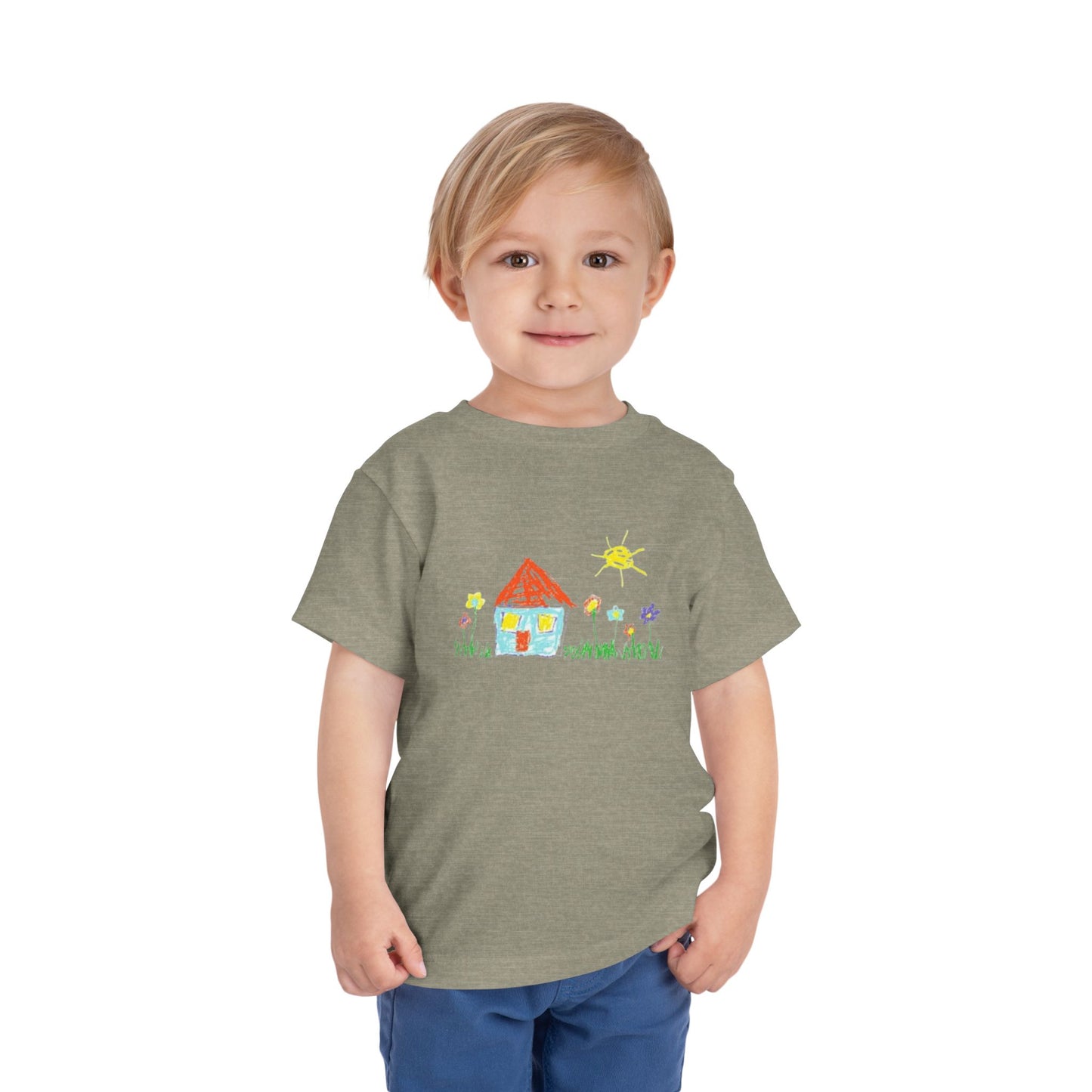 Your Childs Art on a Shirt - Toddler Short Sleeve Tee