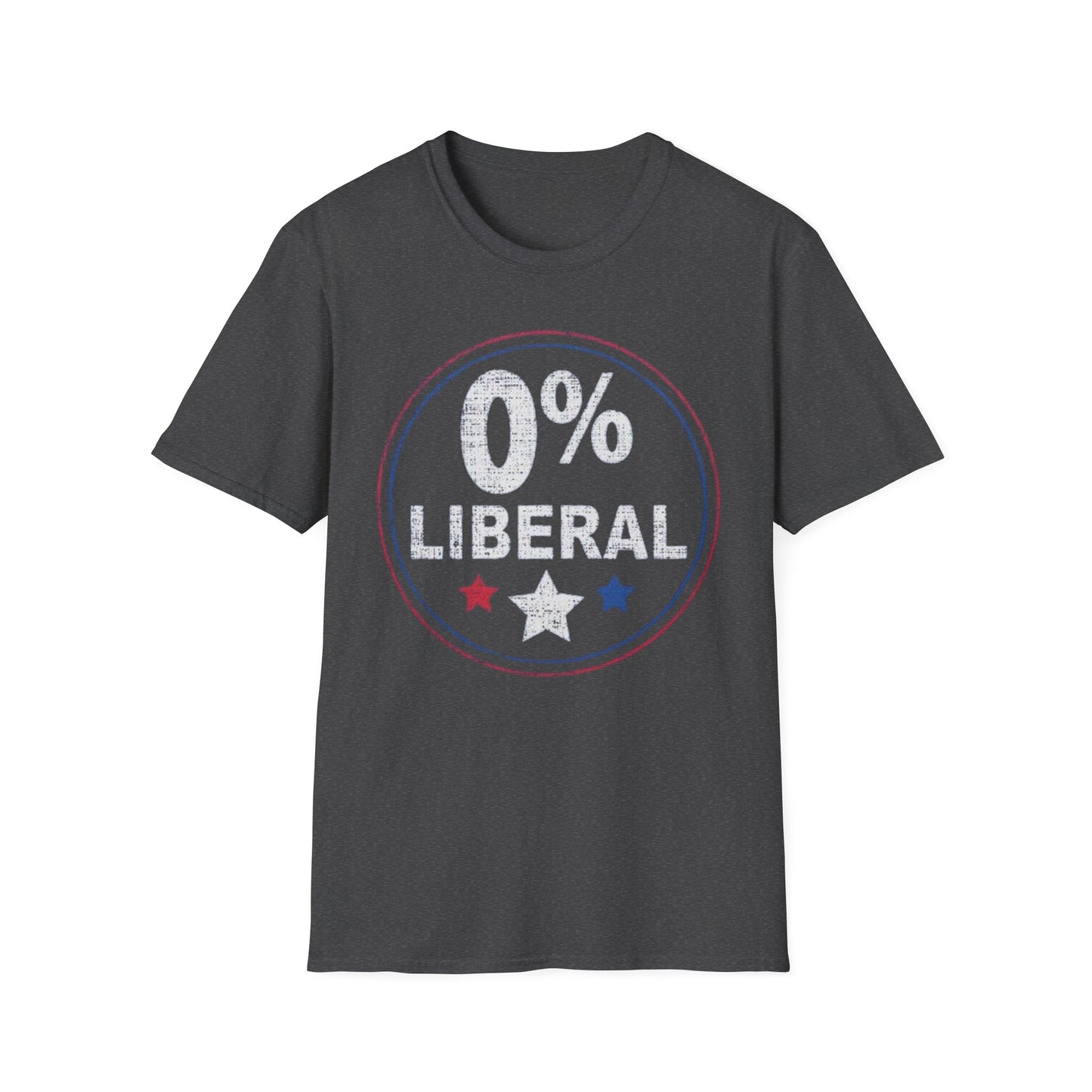 0% Liberal- Unisex Softstyle T-Shirt