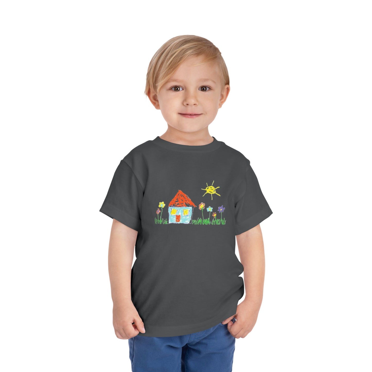 Your Childs Art on a Shirt - Toddler Short Sleeve Tee