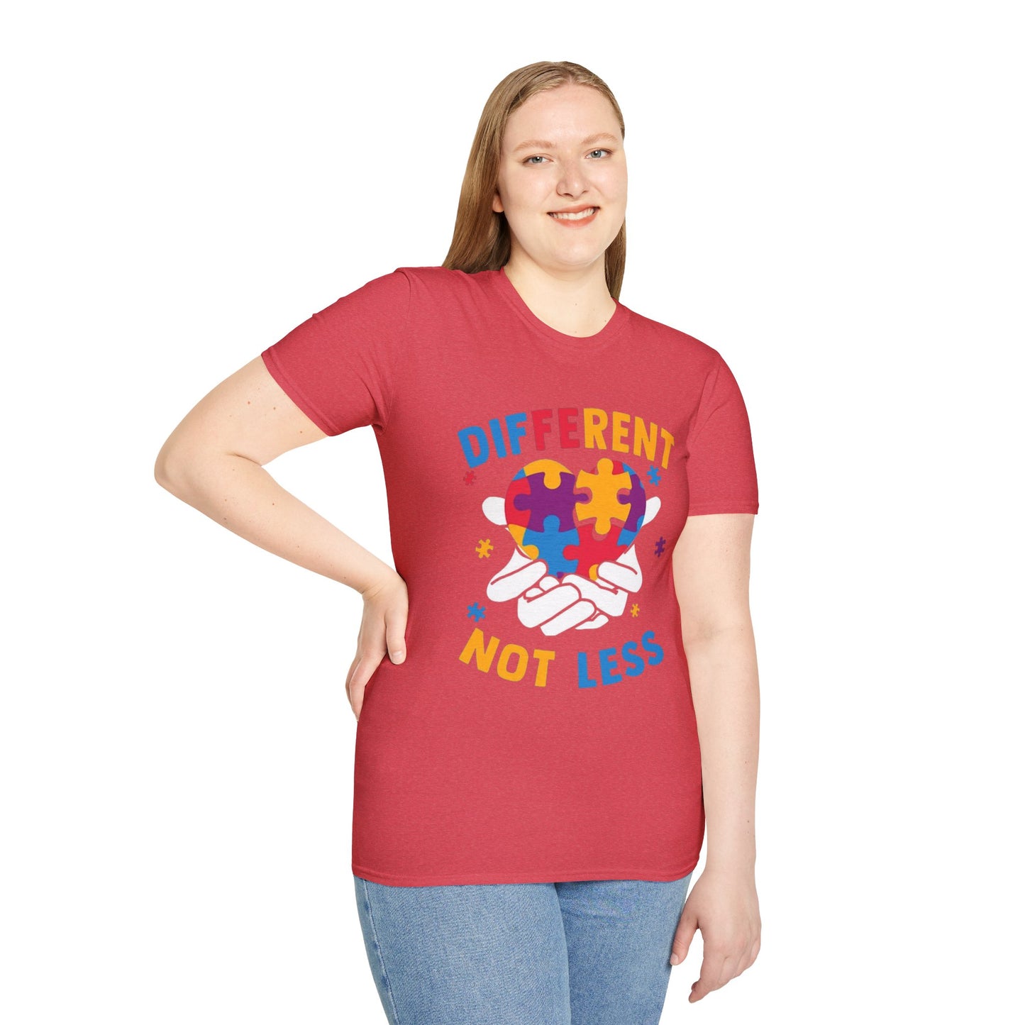 Different NOT Less - Unisex Softstyle T-Shirt