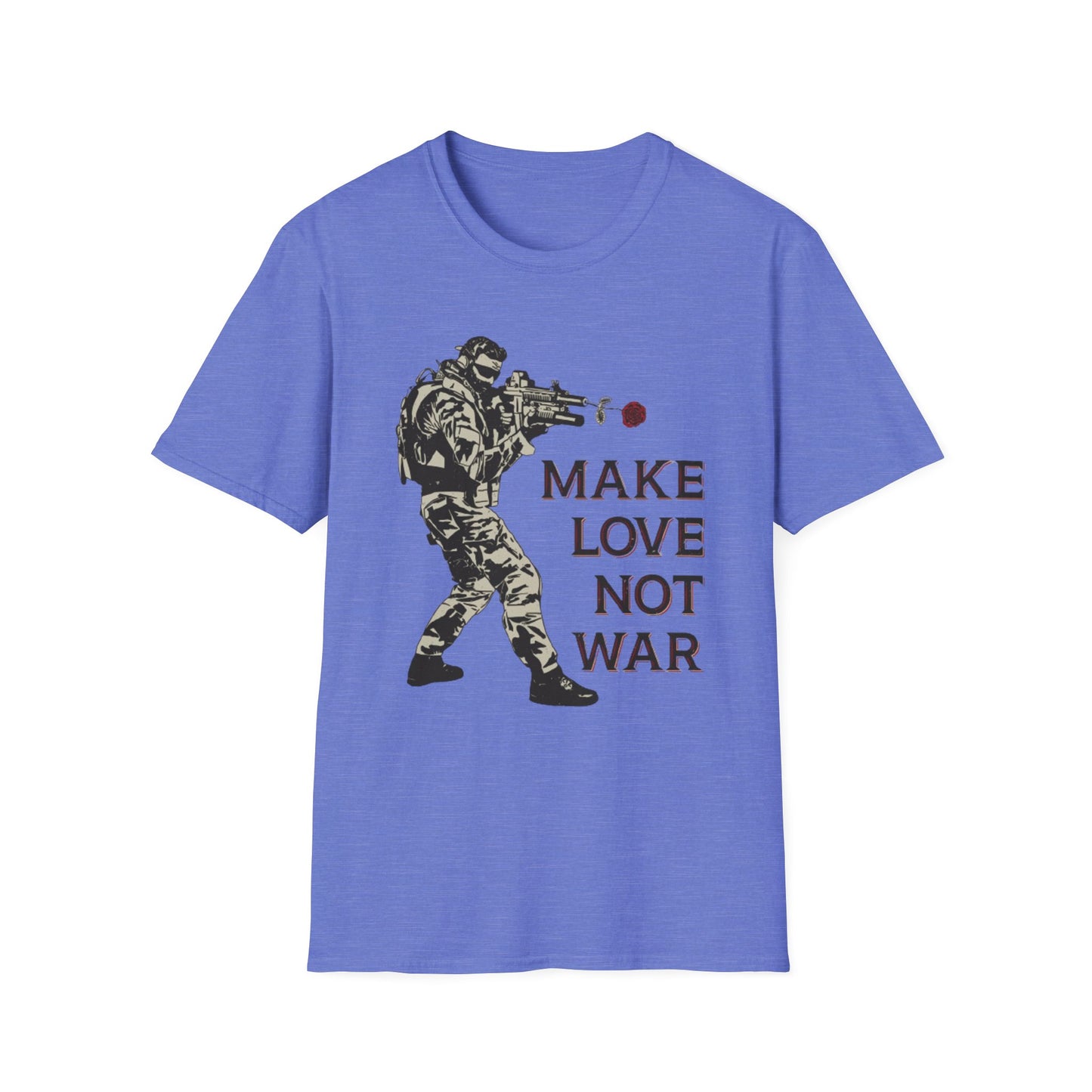 Make Love Not War - Unisex Softstyle T-Shirt