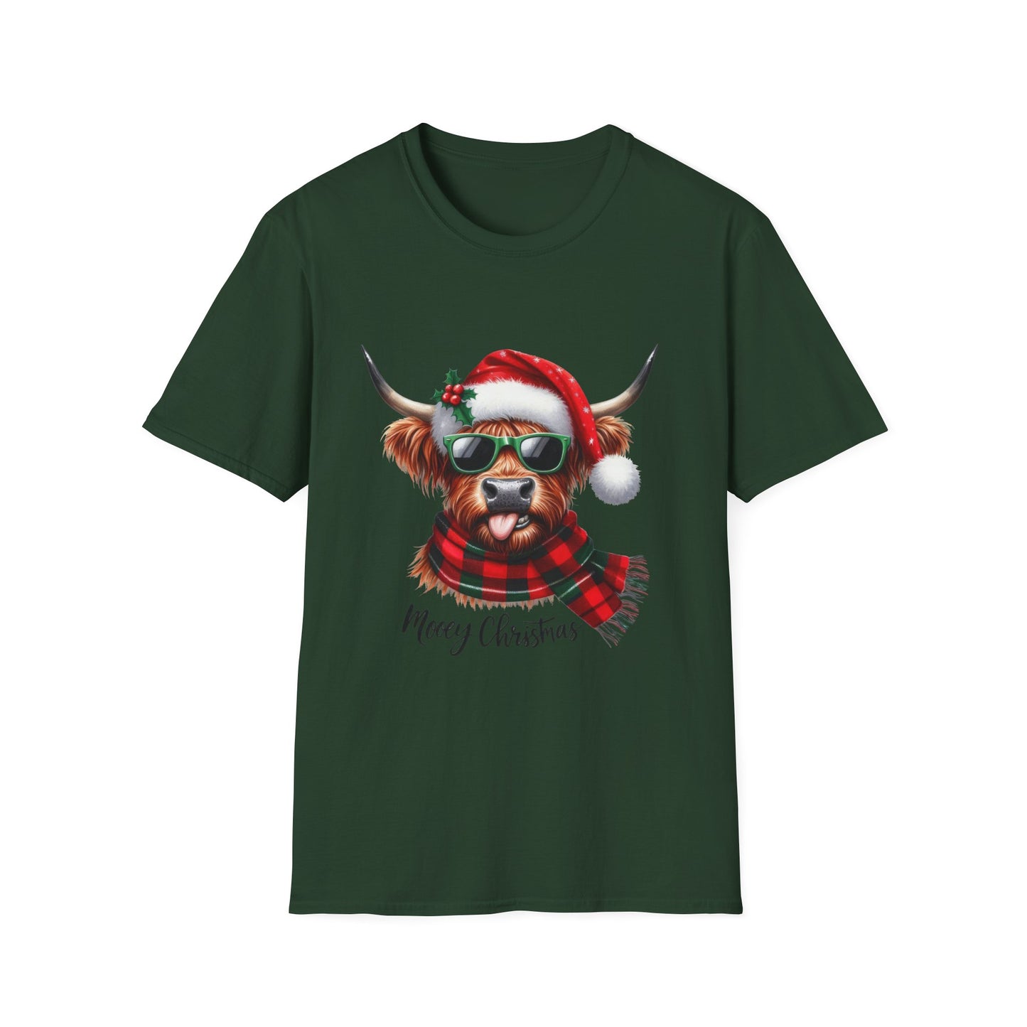 Mooey Christmas - Unisex Softstyle T-Shirt