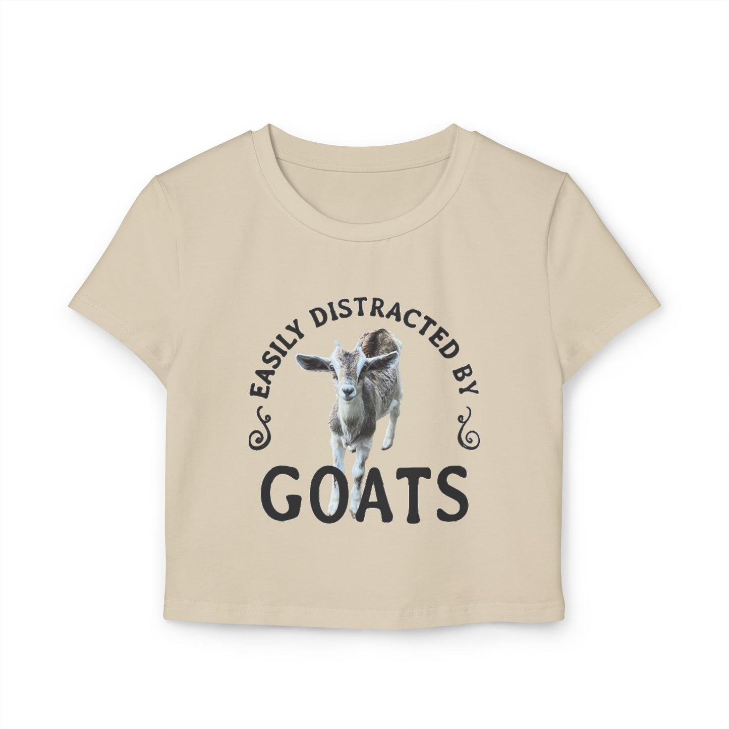 Easily Distracted by... Goats - Women's Crop Top