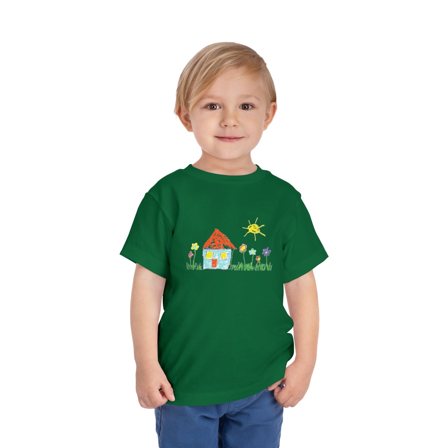 Your Childs Art on a Shirt - Toddler Short Sleeve Tee