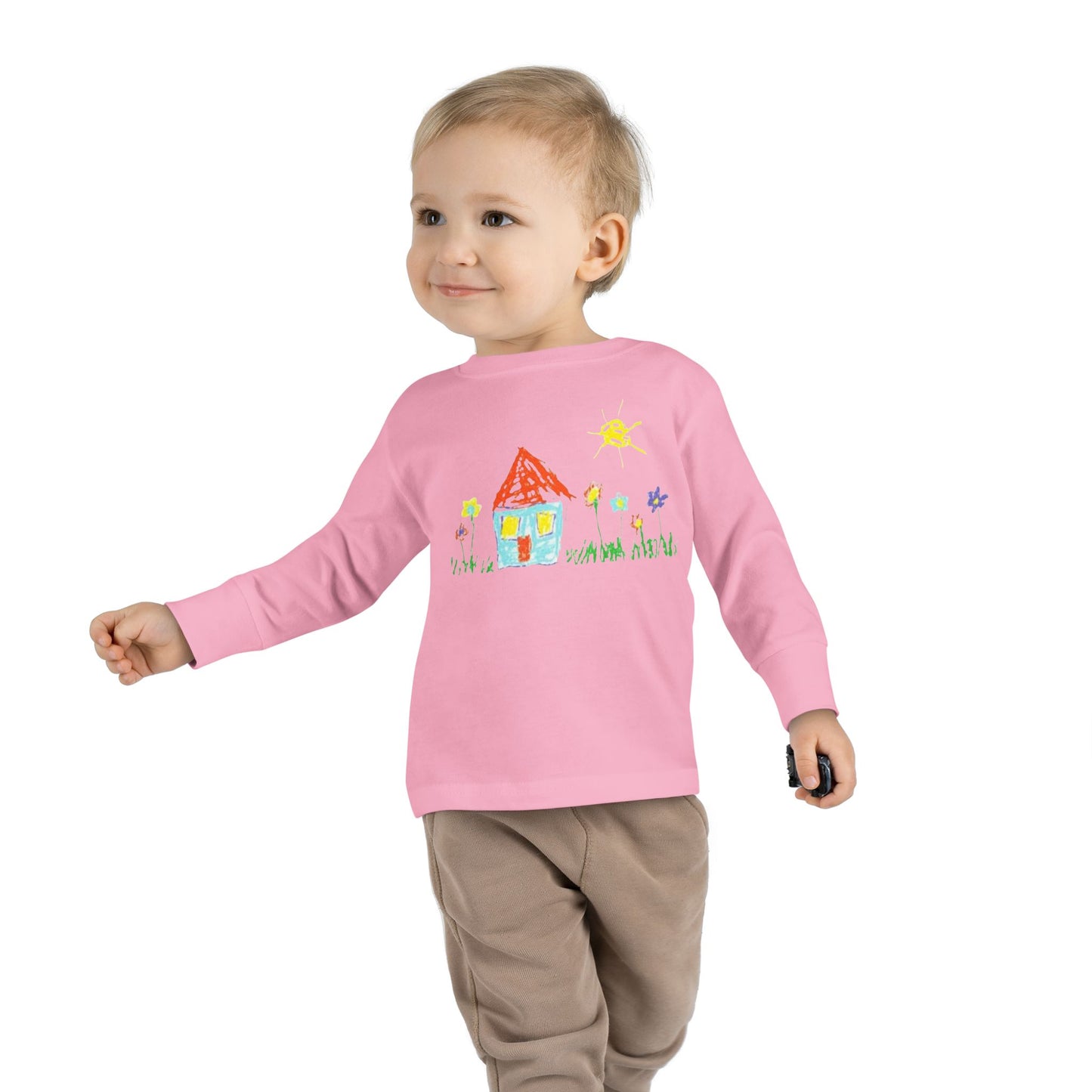 Your Child’s Art on a Shirt - Toddler Long Sleeve Tee