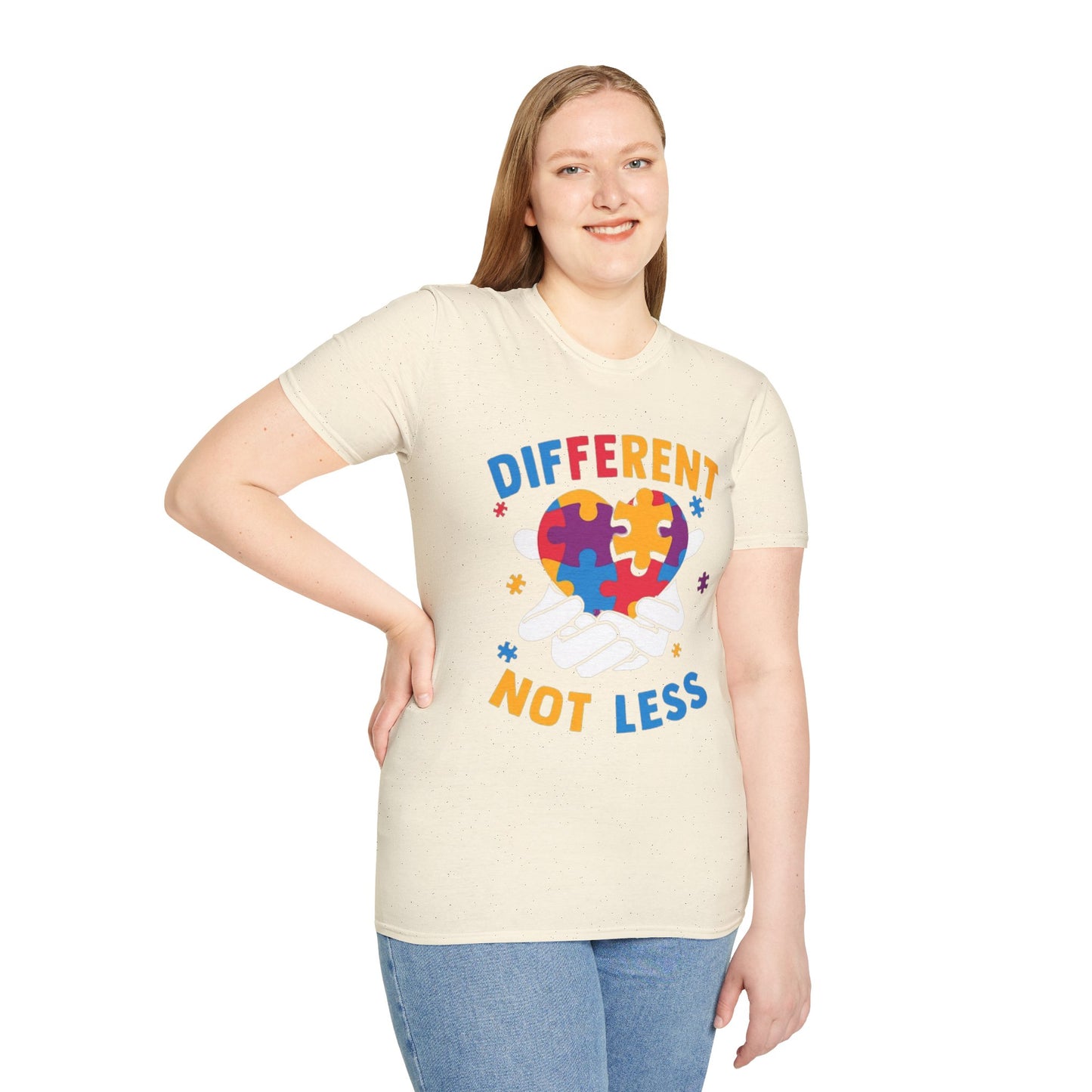 Different NOT Less - Unisex Softstyle T-Shirt