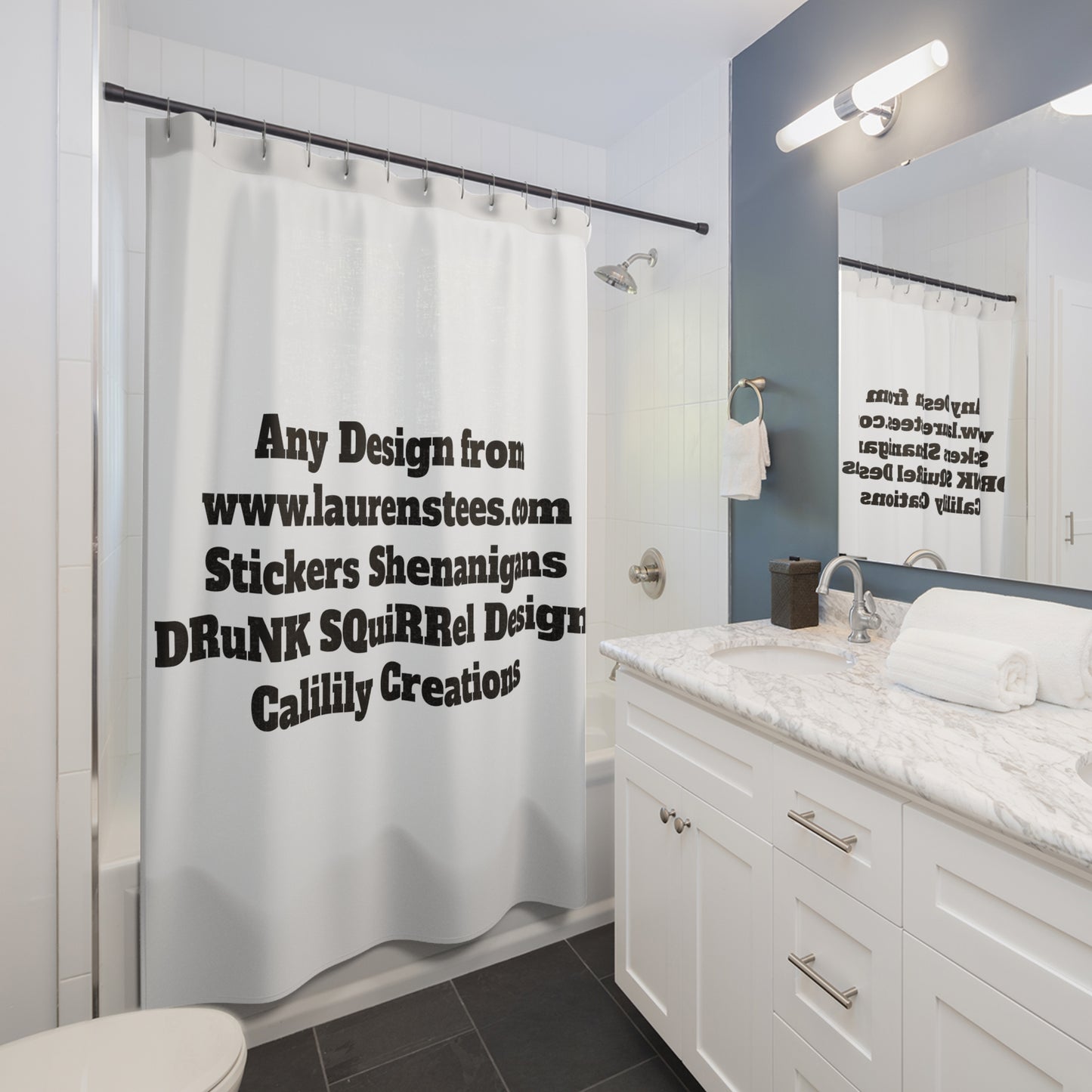 Any Design or site or Custom Shower Curtains - Shower Curtains