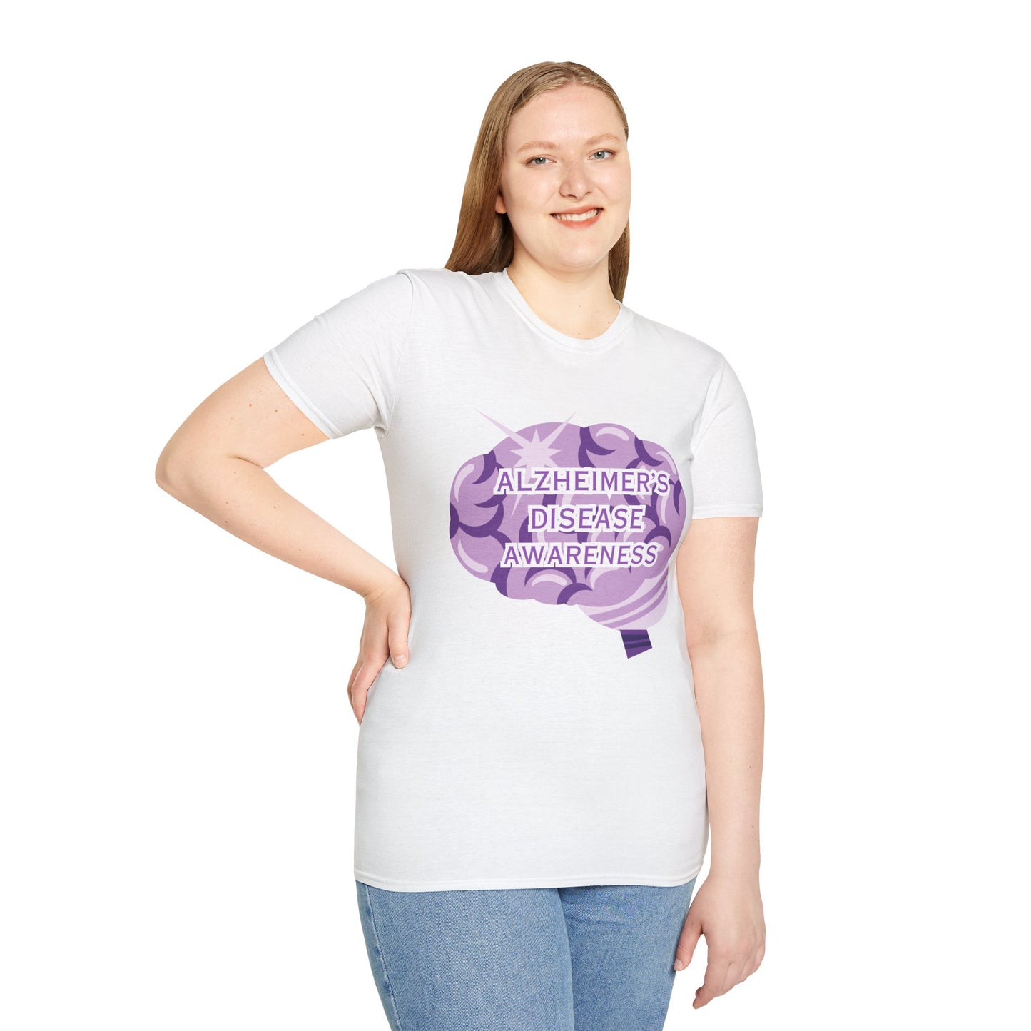 Alzheimer's Disease Awareness - Unisex Softstyle T-Shirt