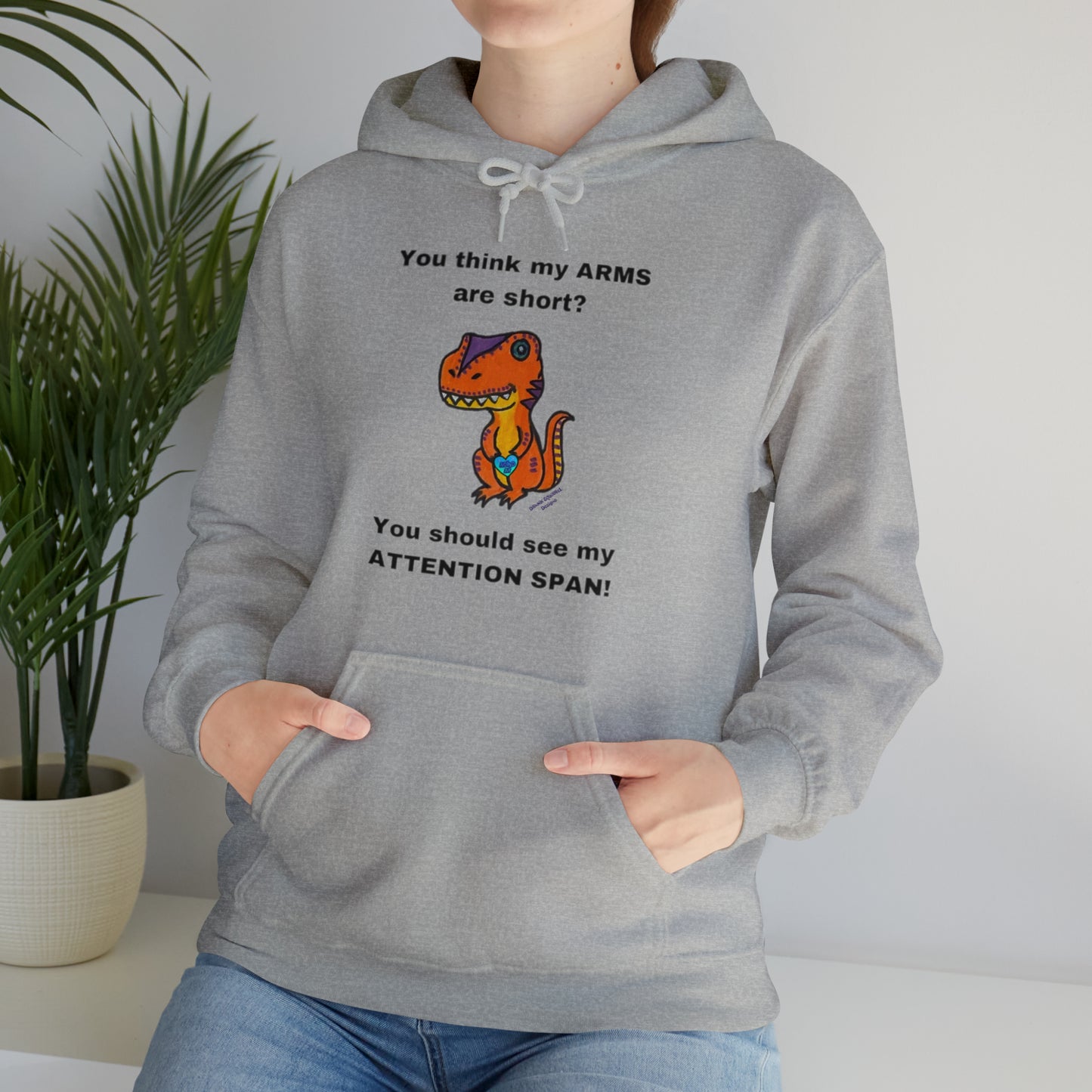 You think my arms are short... - Unisex Heavy Blend™ Hooded Sweatshirt