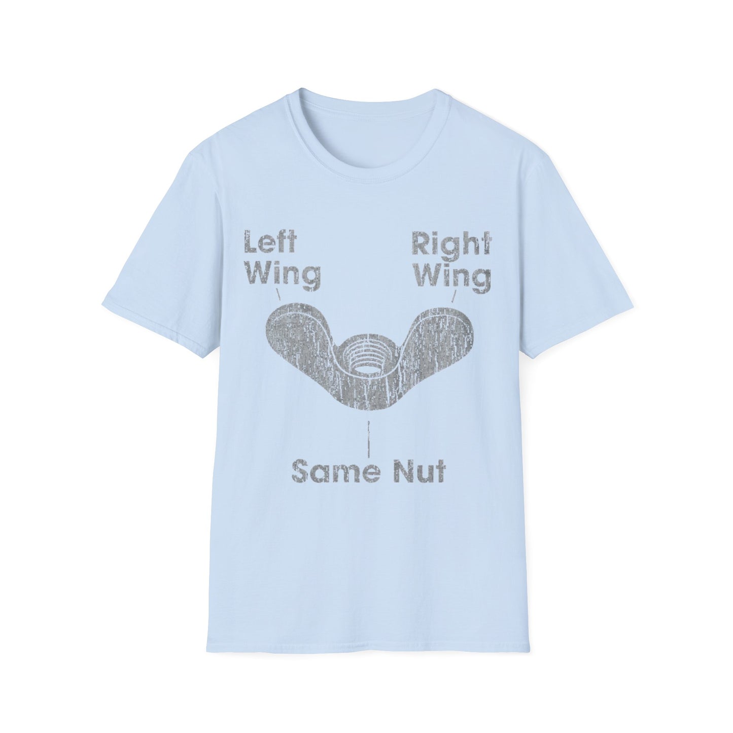 Left Wing Right Wing Same Nut - Unisex Softstyle T-Shirt