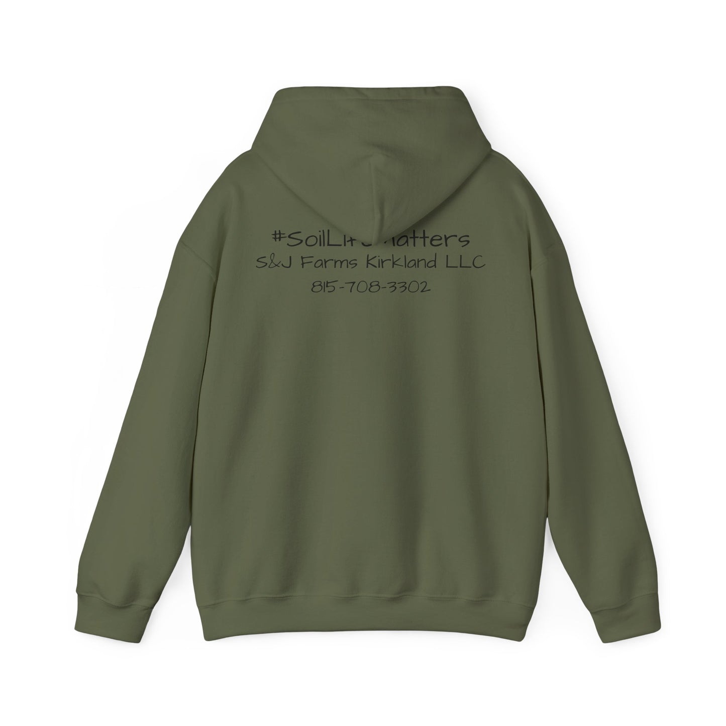 S&J Farm Kirkland LLC FRONT AND BACK DESIGNS - Unisex Heavy Blend™ Hooded Sweatshirt