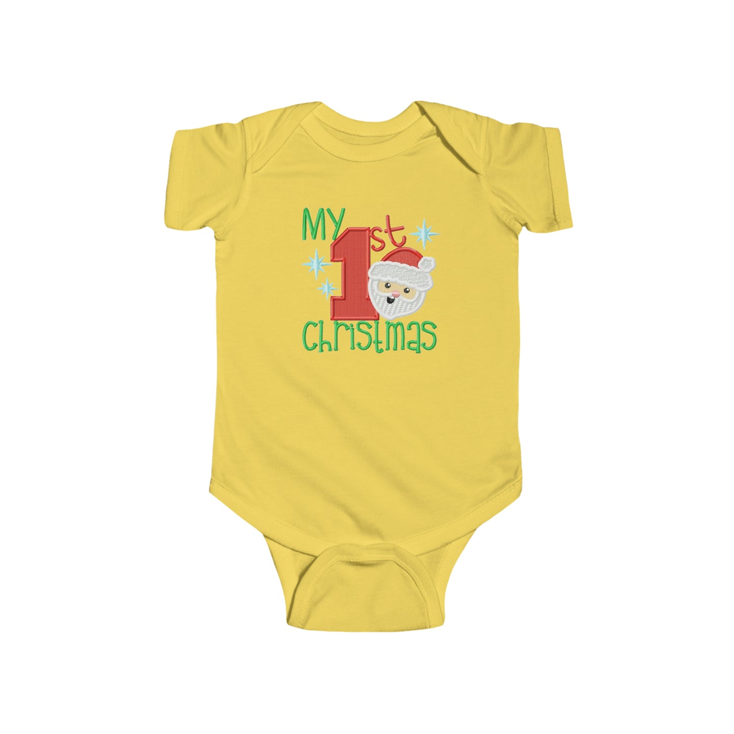 My 1st Christmas Emb - Infant Fine Jersey Bodysuit