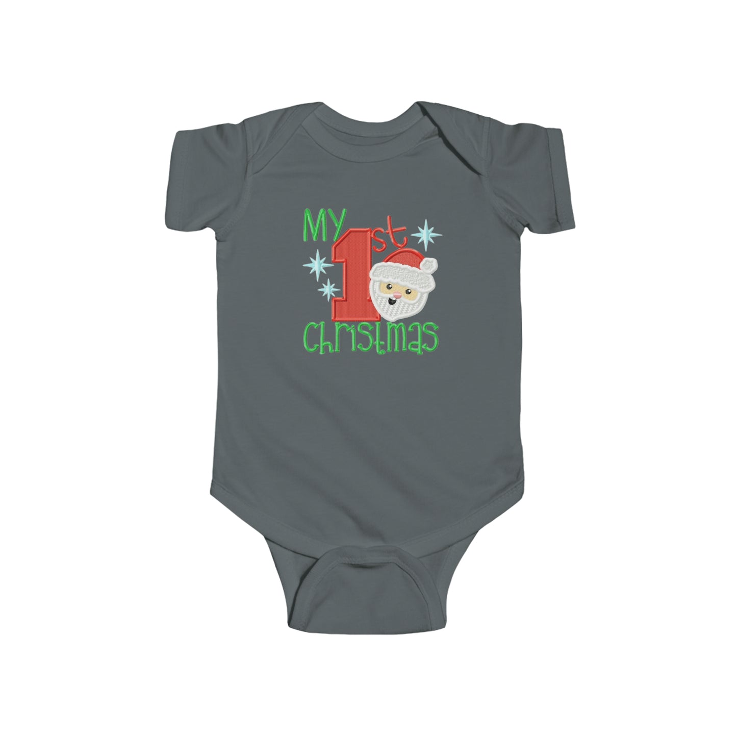 My 1st Christmas Emb - Infant Fine Jersey Bodysuit