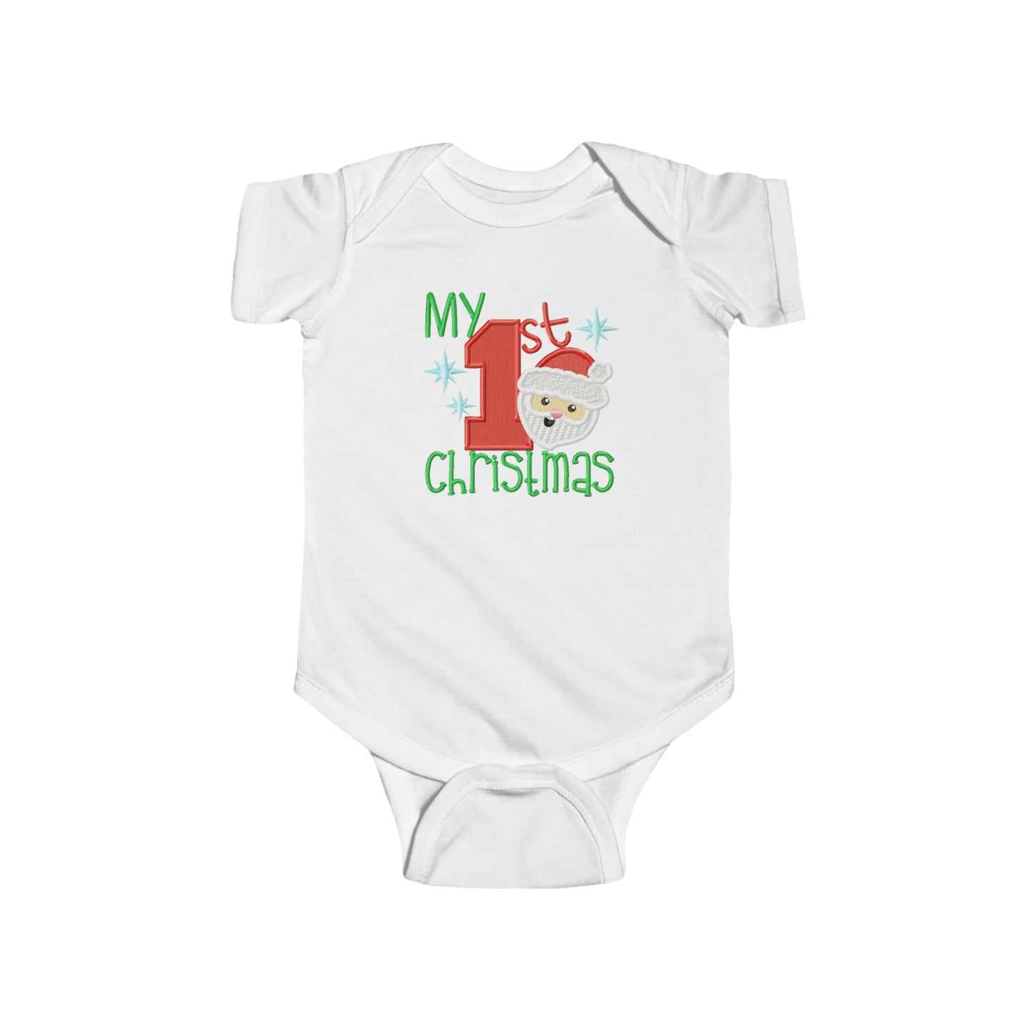 My 1st Christmas Emb - Infant Fine Jersey Bodysuit