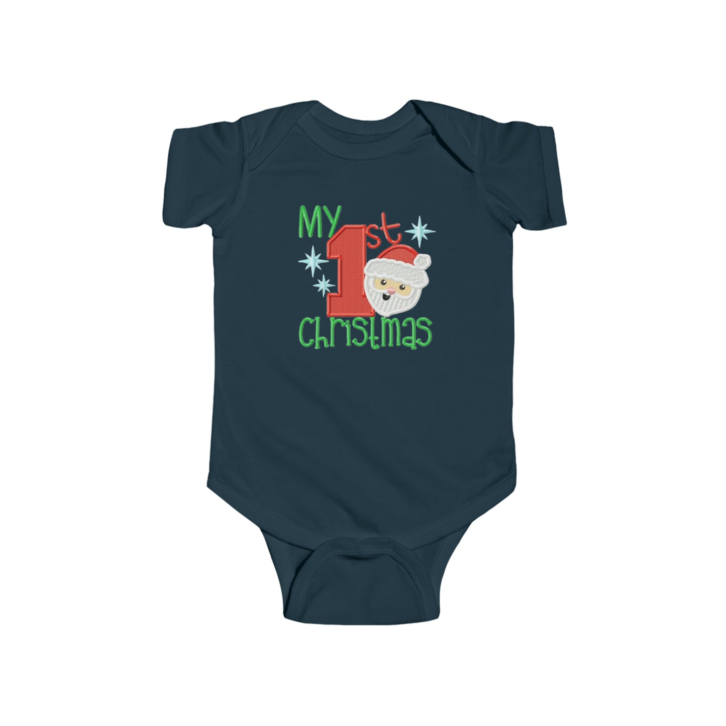 My 1st Christmas Emb - Infant Fine Jersey Bodysuit