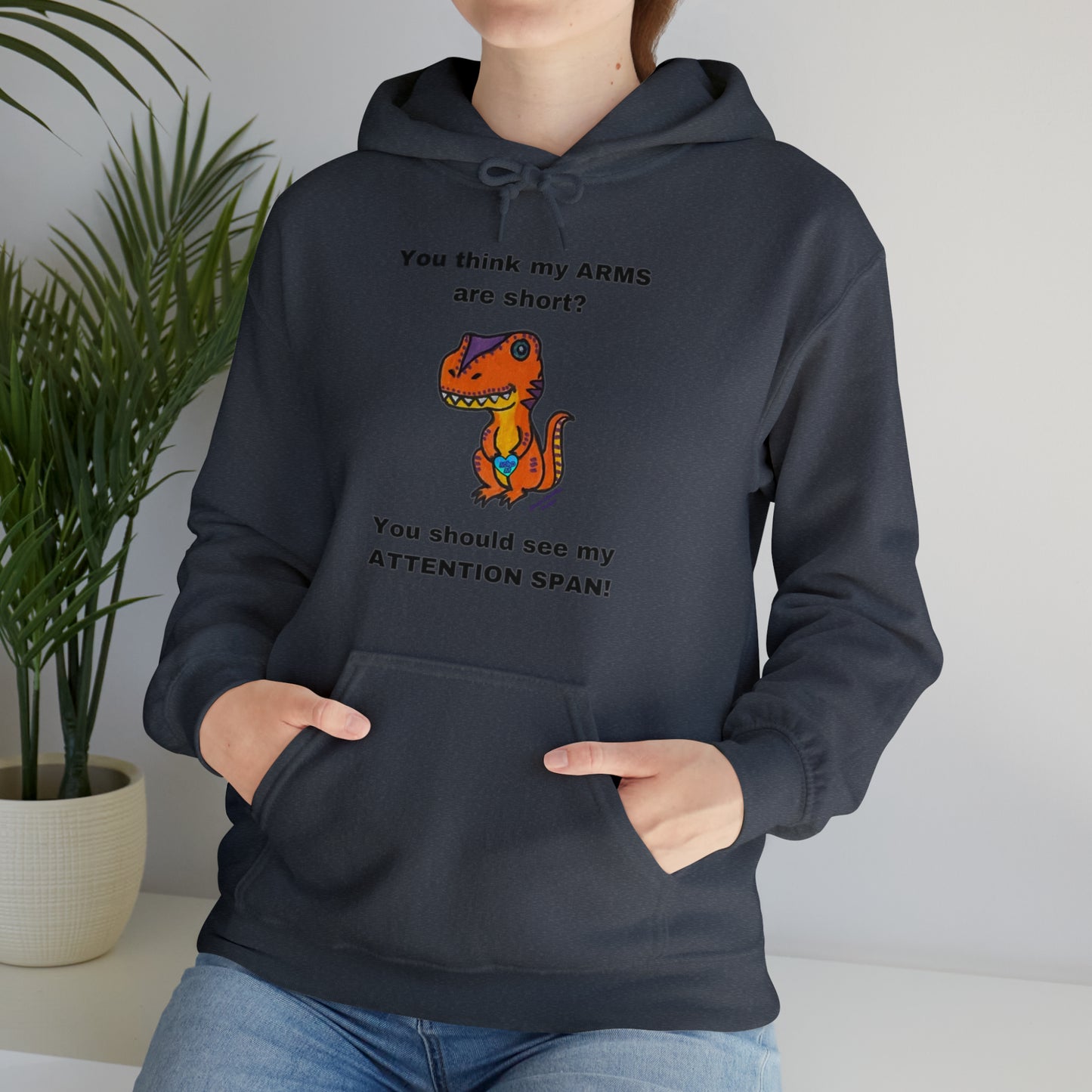 You think my arms are short... - Unisex Heavy Blend™ Hooded Sweatshirt