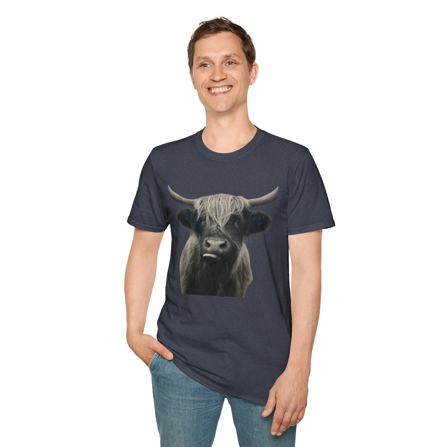 Just a Highland Cow - Unisex Softstyle T-Shirt