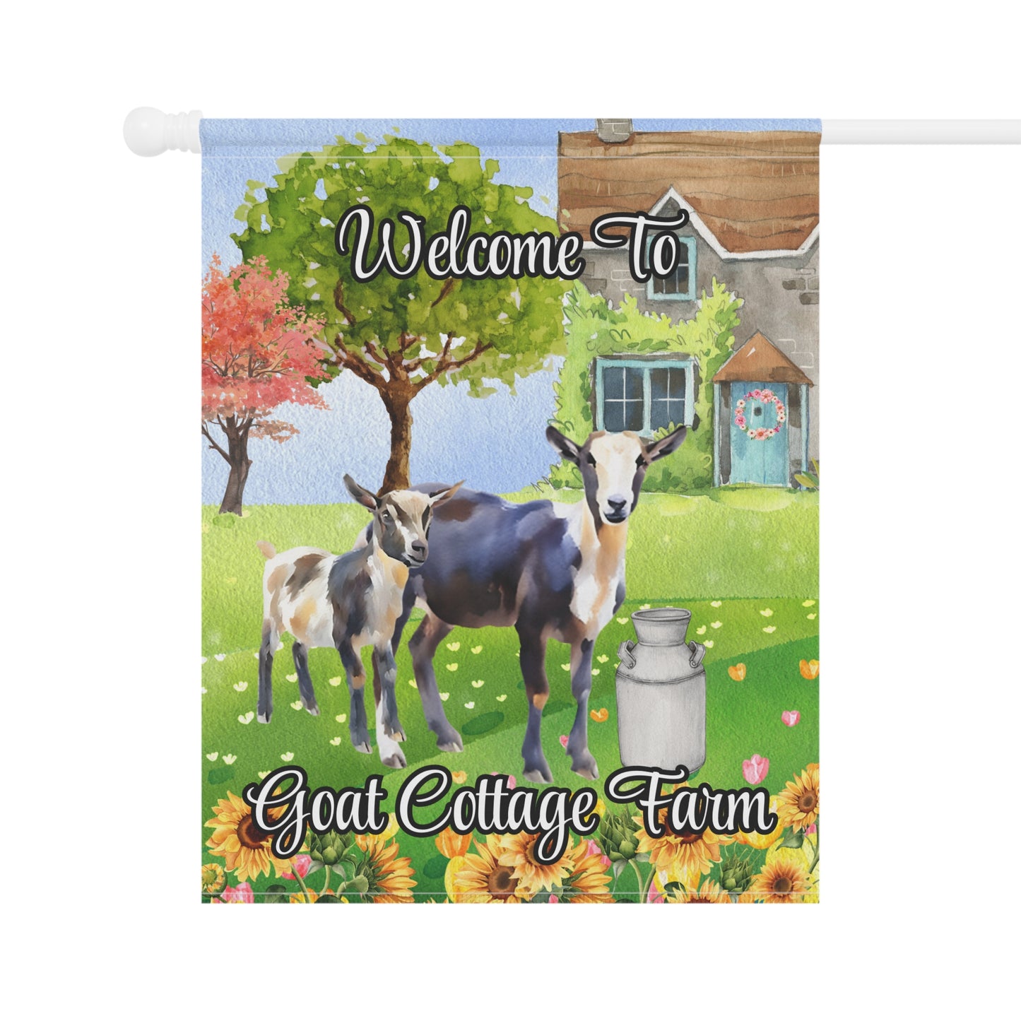 Goat Cottage Farm - Custom Garden & House Banner