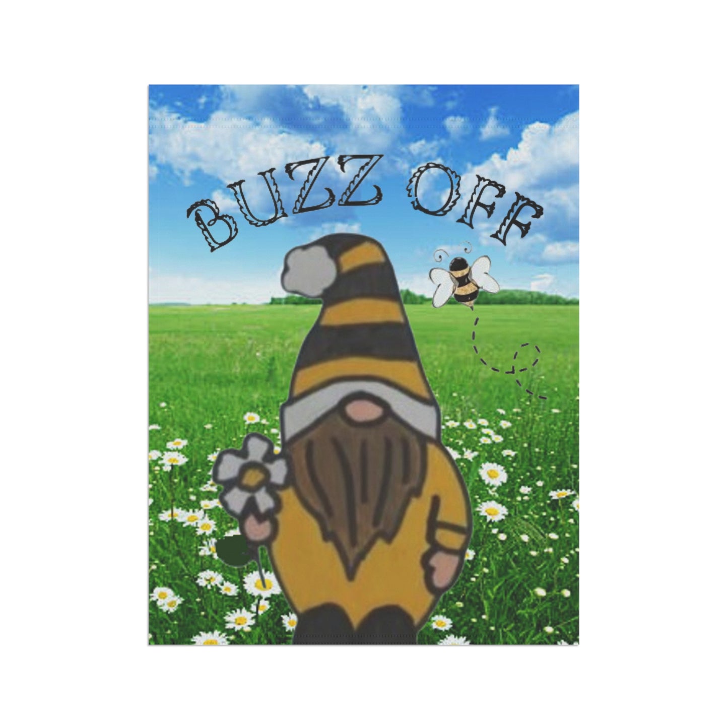 Buzz Off 1 - Garden & House Banner