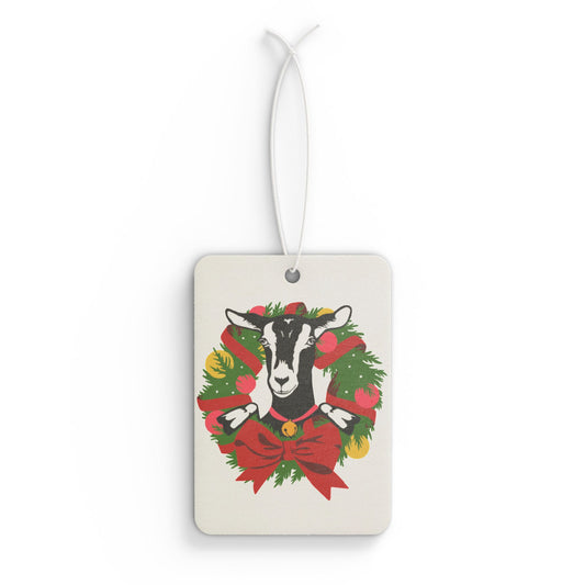 Goat Wreath - Car Air Freshener