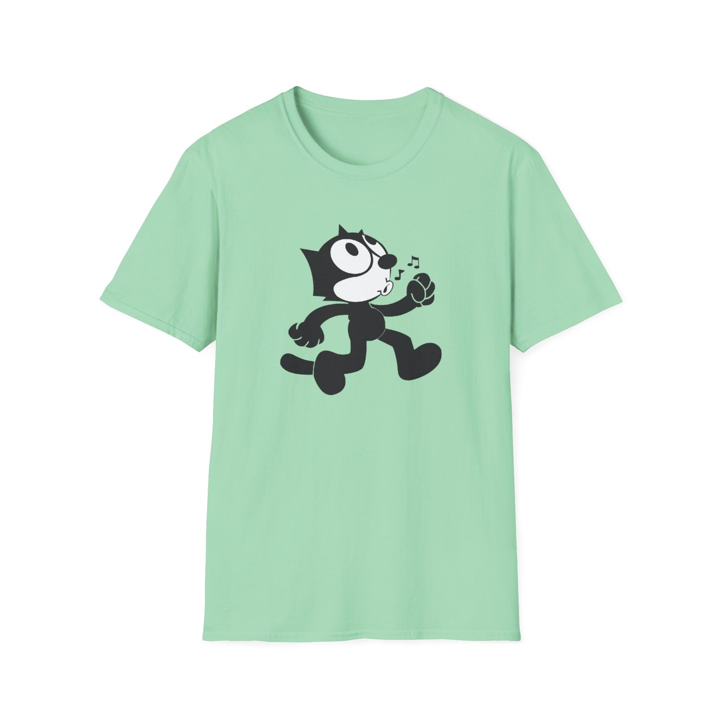 Vintage Felix the Cat Unisex Softstyle T-Shirt - Retro Music Vibe