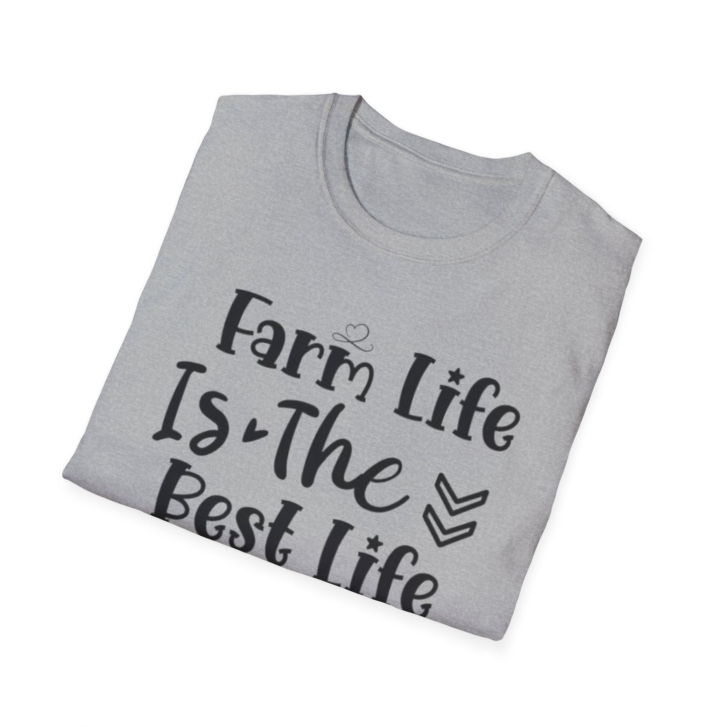 Farm Life is the Best Life GCF - Unisex Softstyle T-Shirt