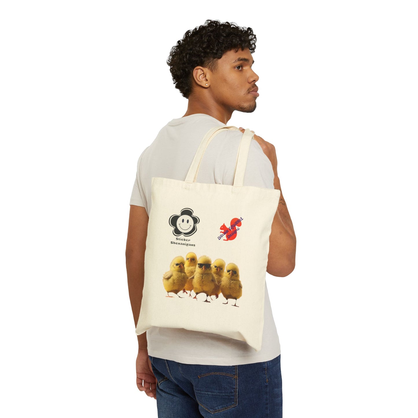 Both Sides Print Custom - Cotton Canvas Tote Bag