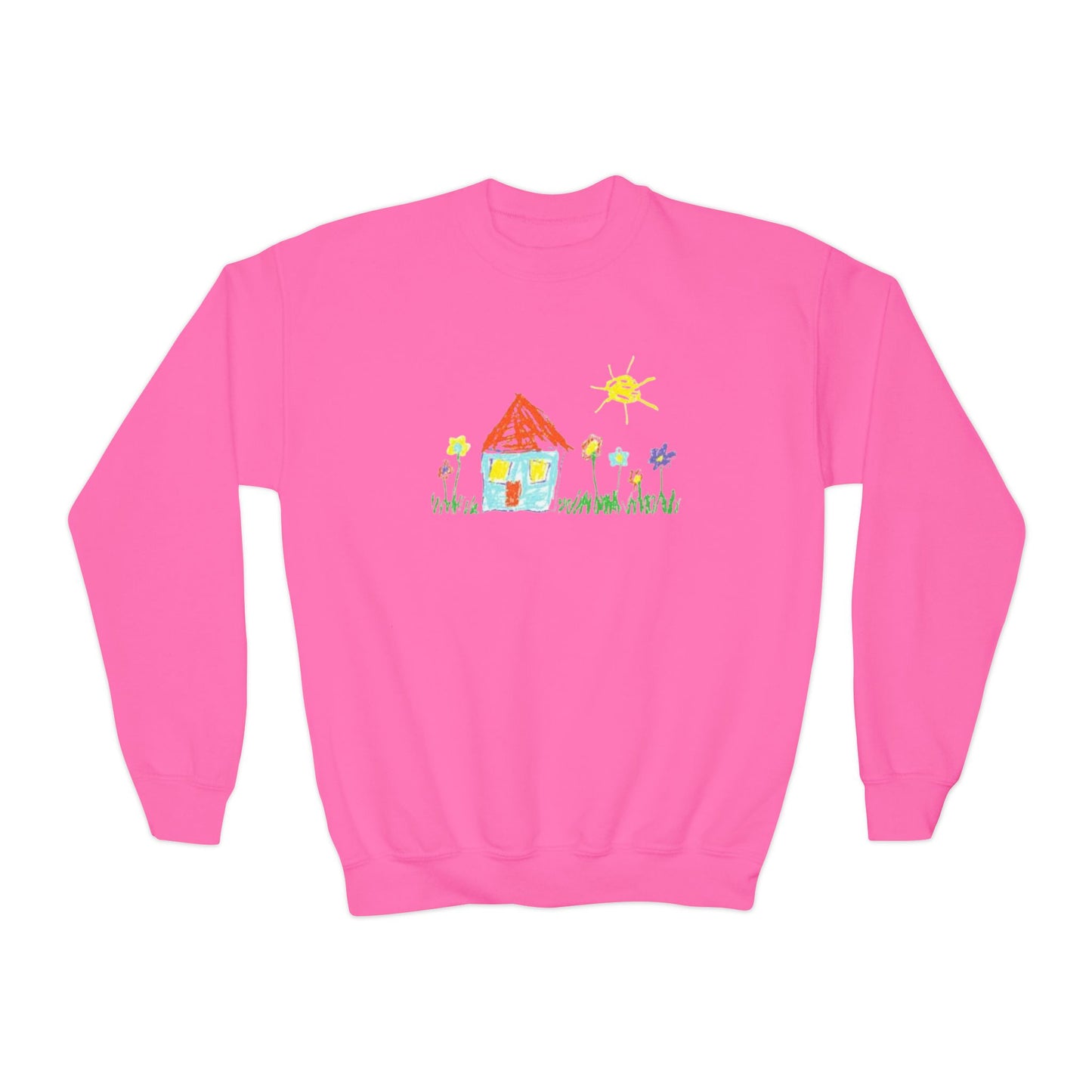 Your Child’s Art on a Shirt - Youth Crewneck Sweatshirt