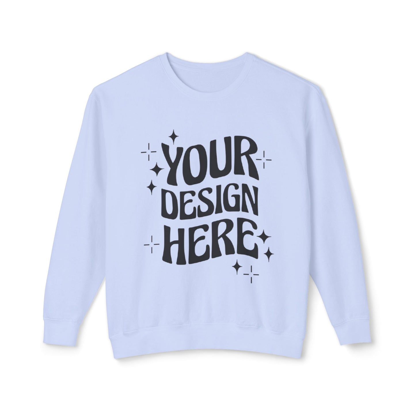 Custom - Unisex Lightweight Crewneck Sweatshirt