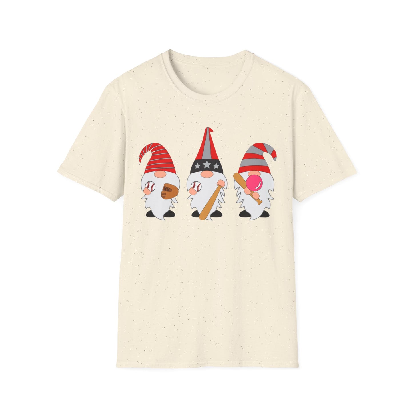 Gnome Baseball - Unisex Softstyle T-Shirt