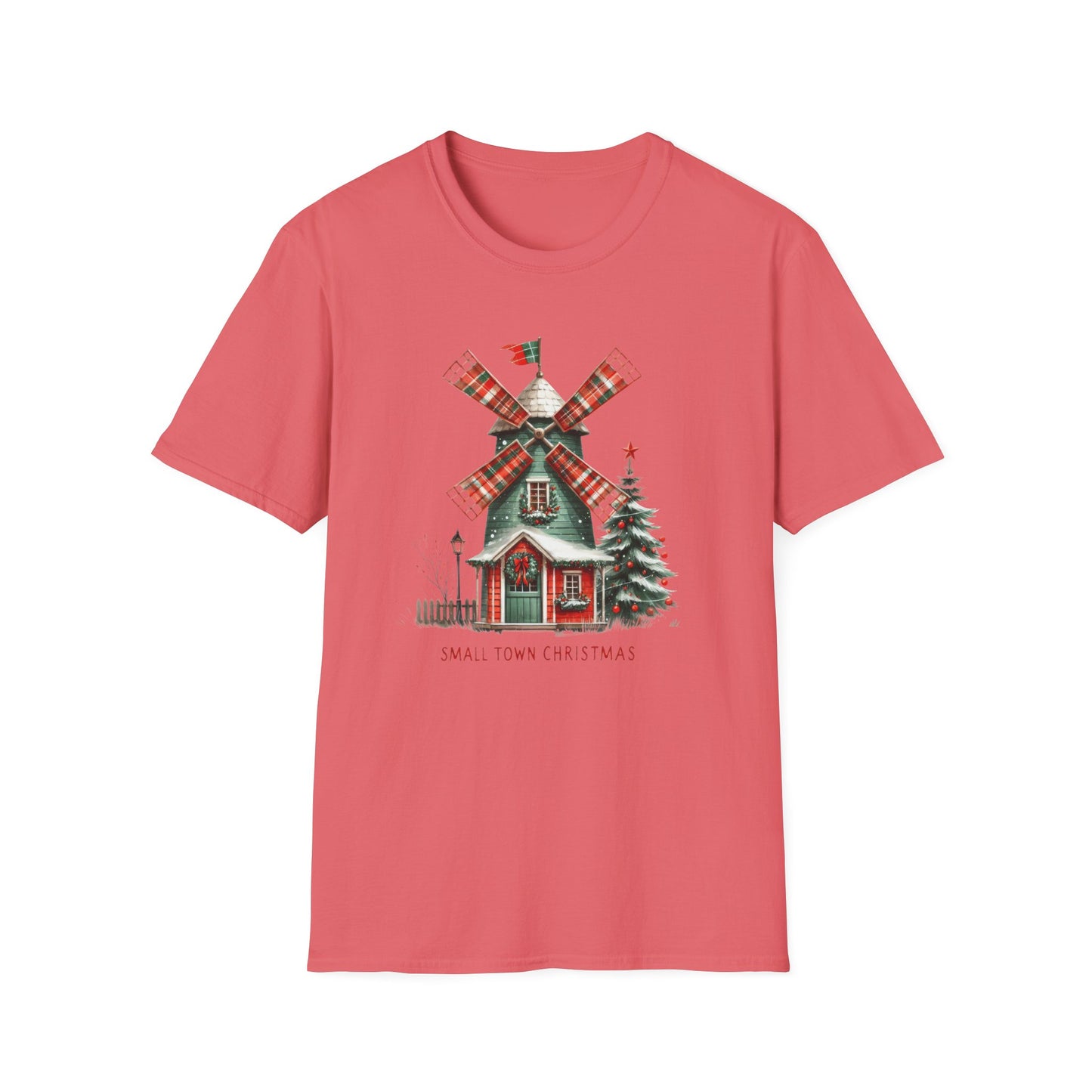 Small Town Christmas - Unisex Softstyle T-Shirt