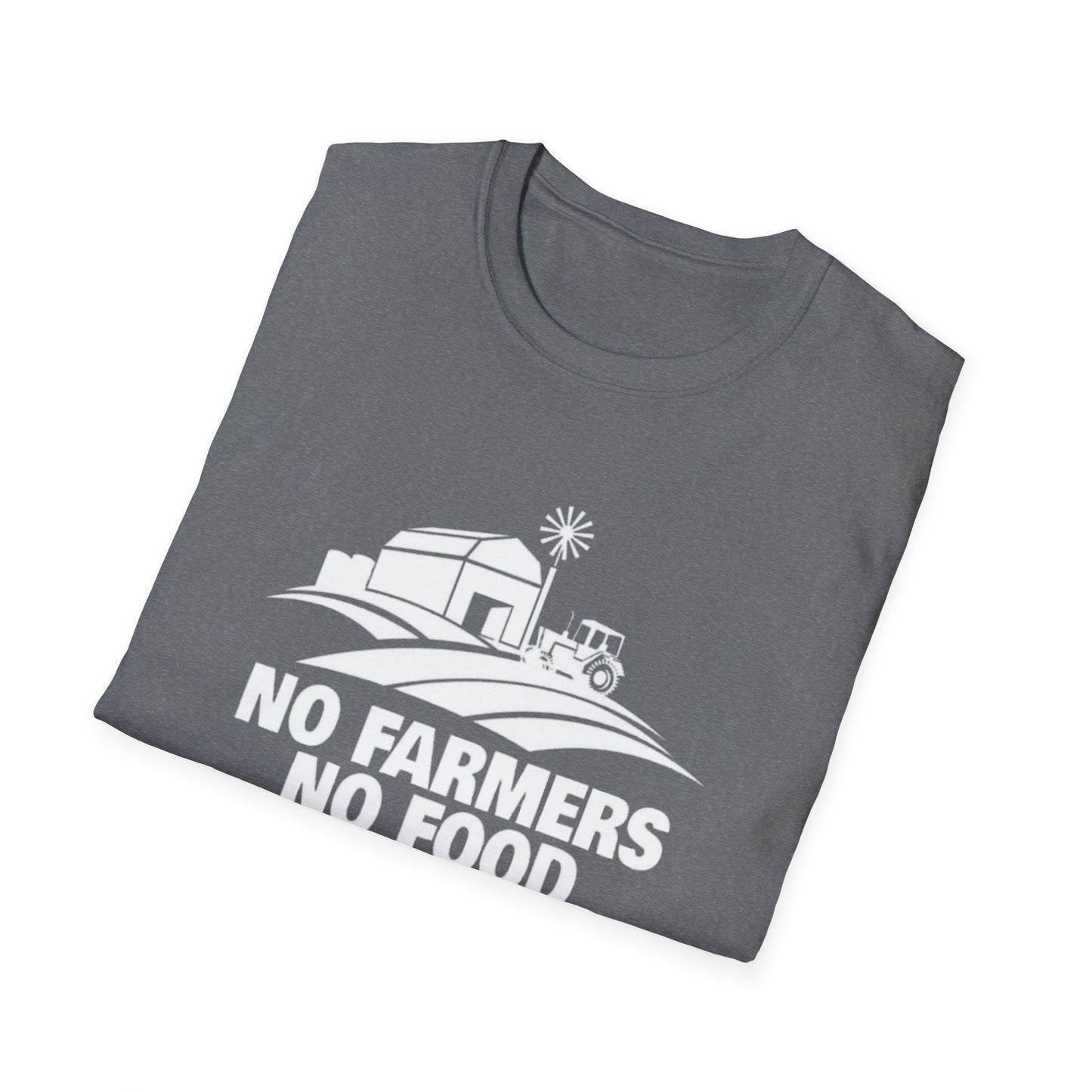 No Farmer No Food No Future - Unisex Softstyle T-Shirt