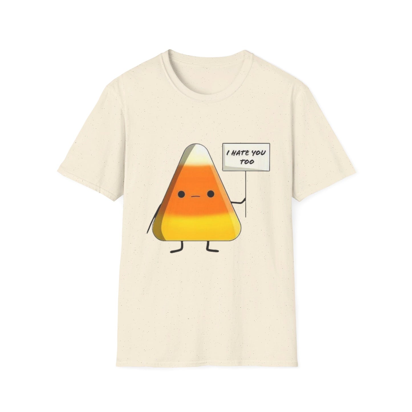 I Hate You Too Candy Corn - Unisex Softstyle T-Shirt