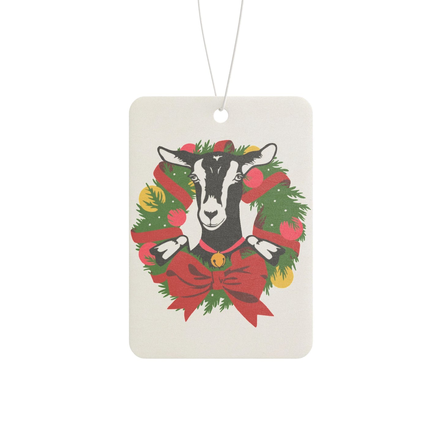 Goat Wreath - Car Air Freshener