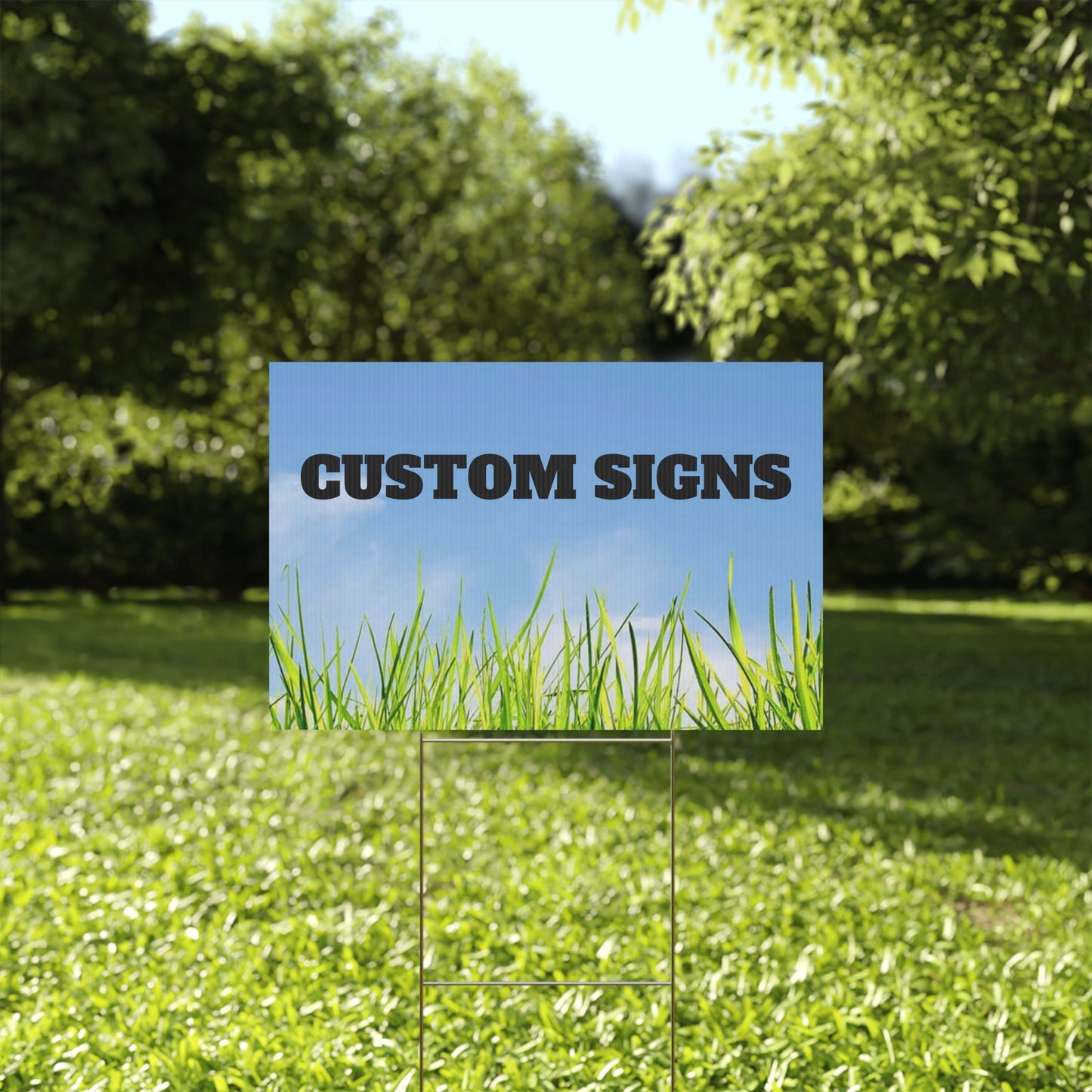 Custom - Plastic Yard Sign