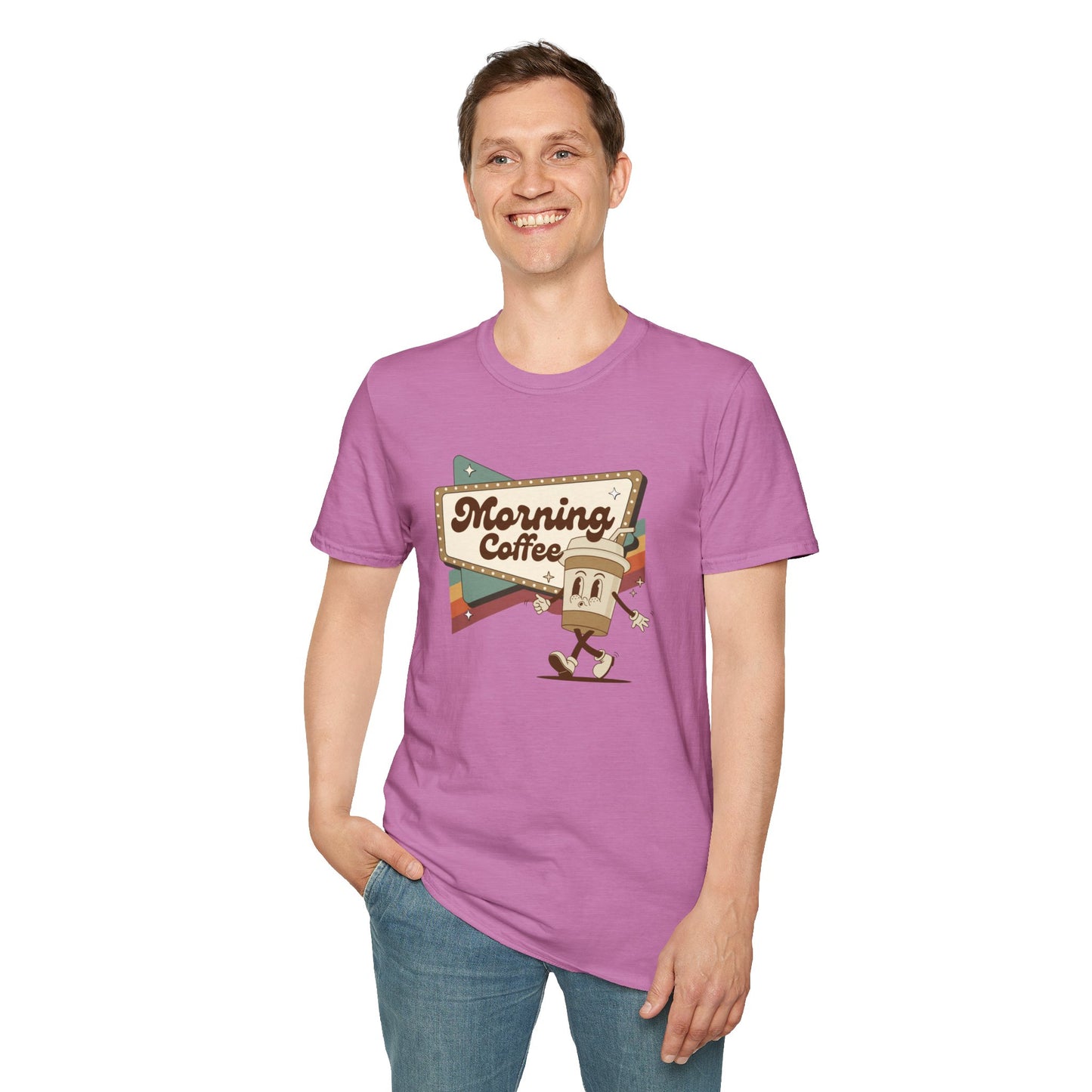 Morning Coffee - Unisex Softstyle T-Shirt