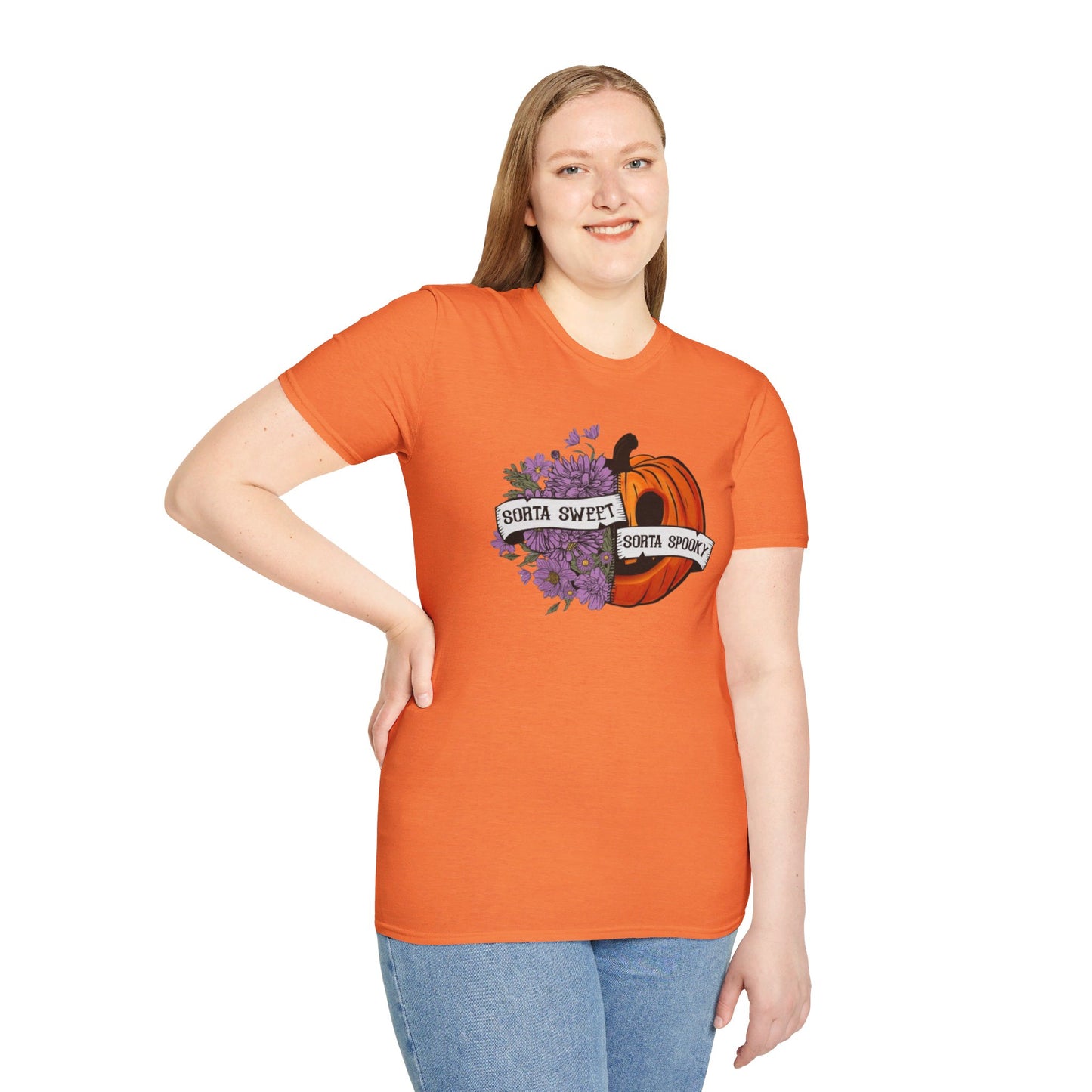 Sorta Sweet Sorta Spooky - Unisex Softstyle T-Shirt