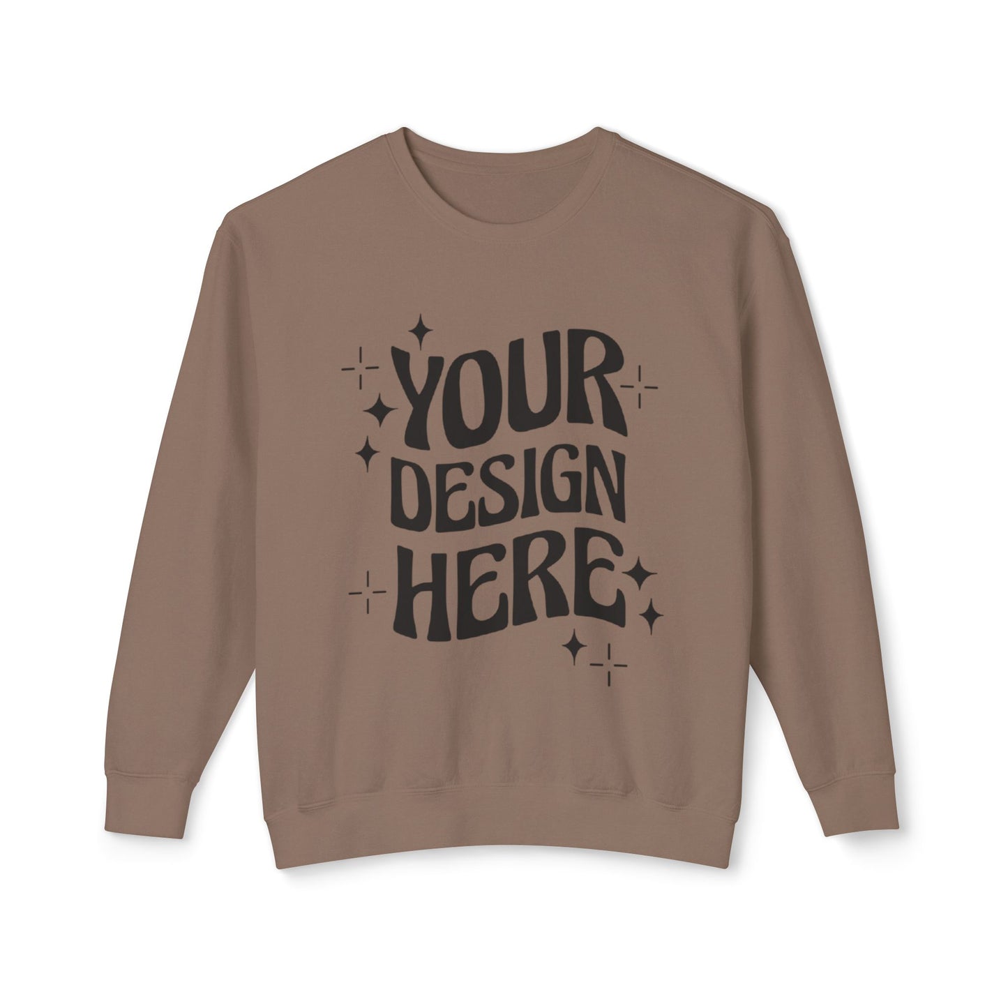 Custom - Unisex Lightweight Crewneck Sweatshirt